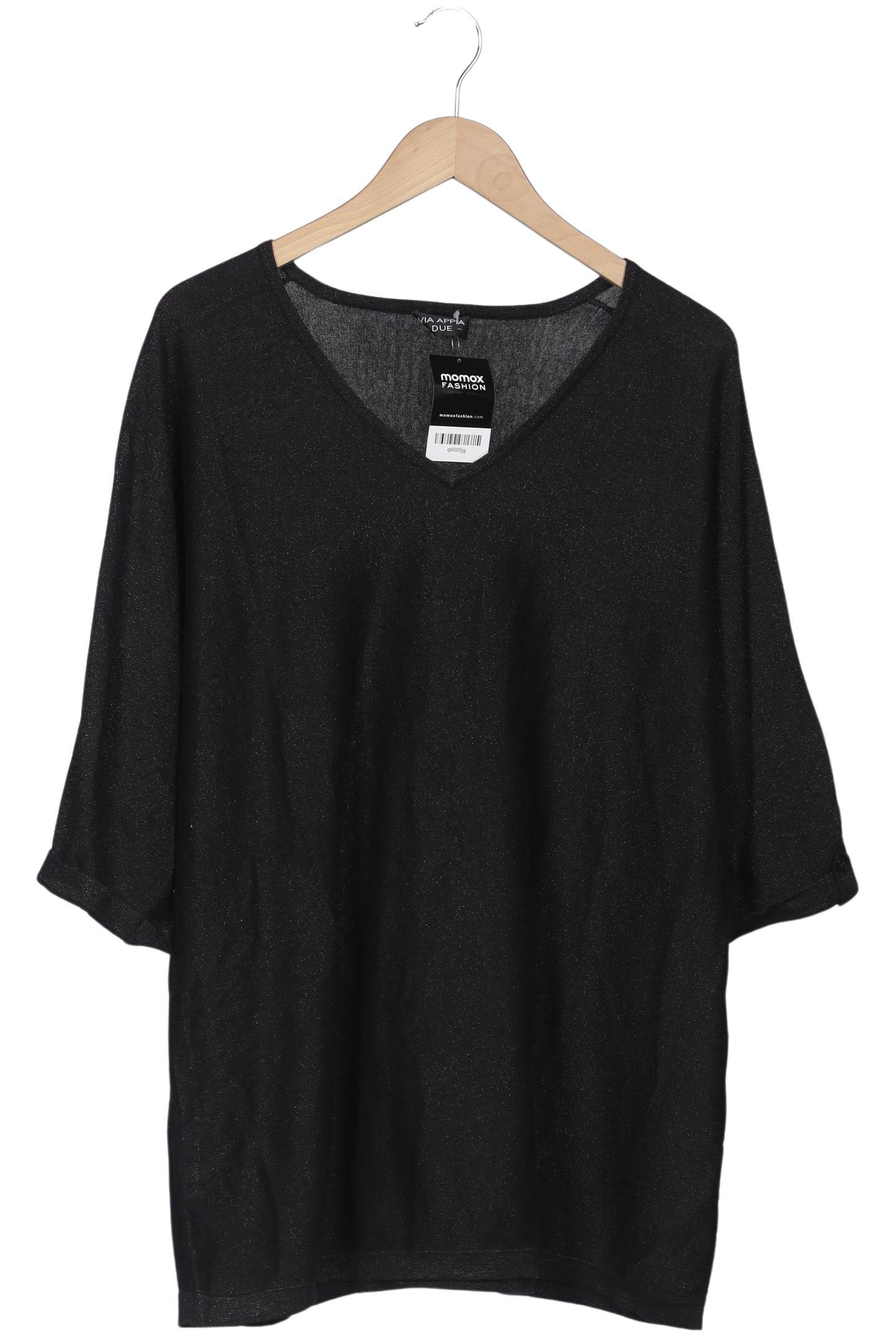 

VIA Appia DUE Damen Pullover, schwarz, Gr. 52