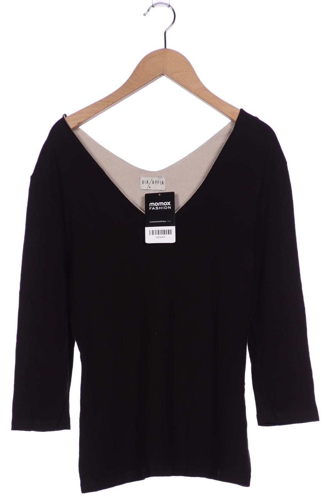

VIA Appia DUE Damen Langarmshirt, schwarz, Gr. 36
