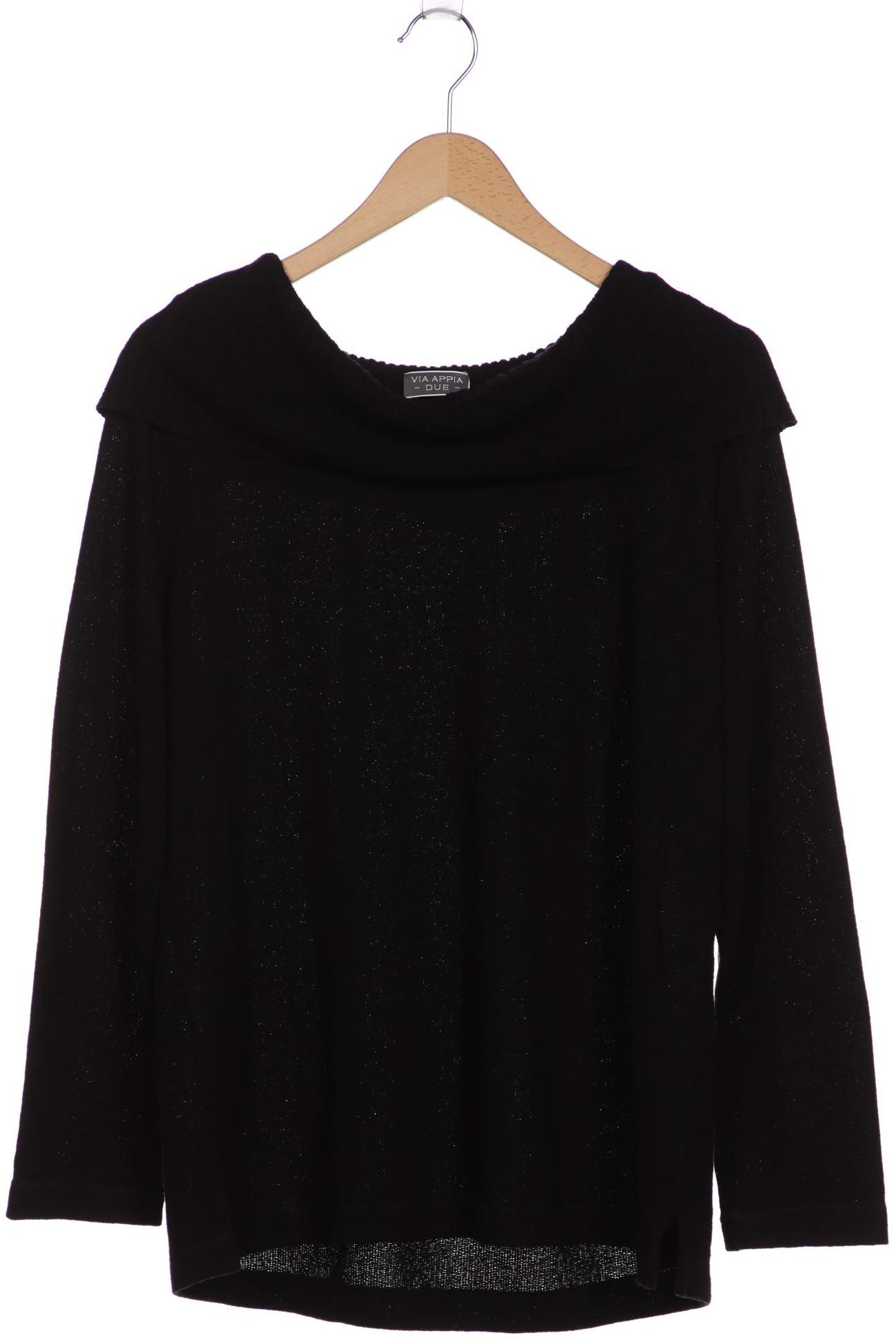 

VIA Appia DUE Damen Pullover, schwarz, Gr. 48
