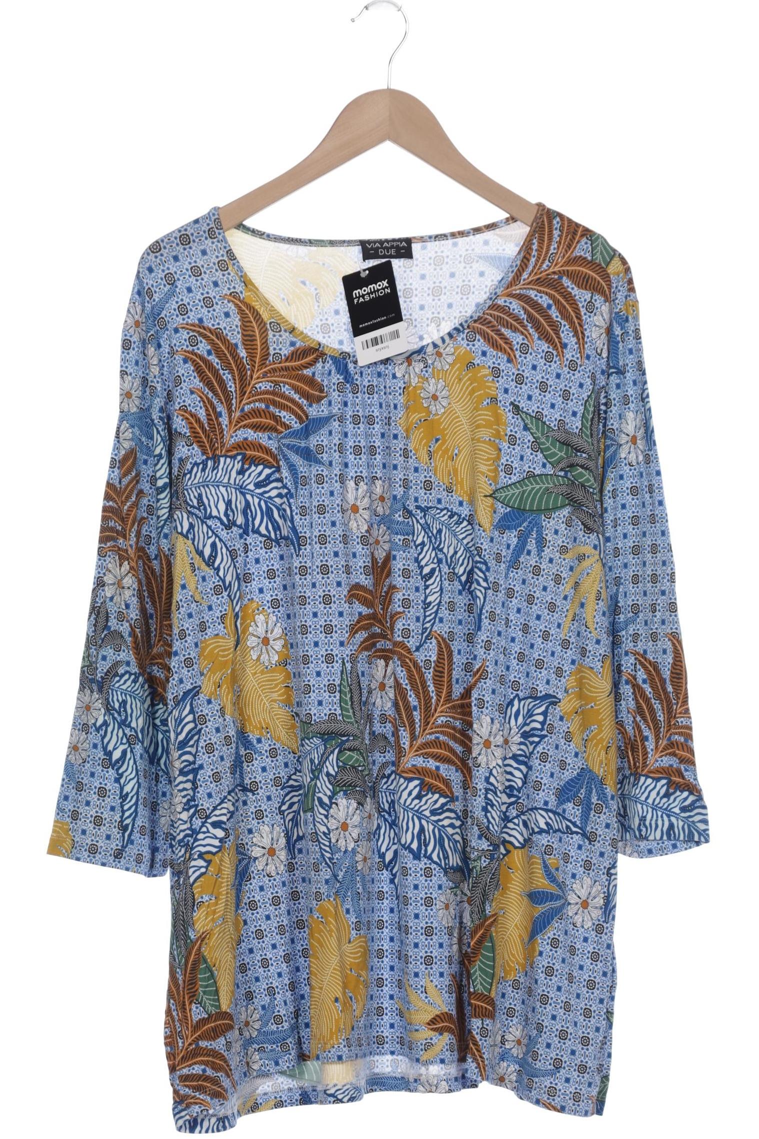 

VIA Appia DUE Damen Langarmshirt, blau, Gr. 52