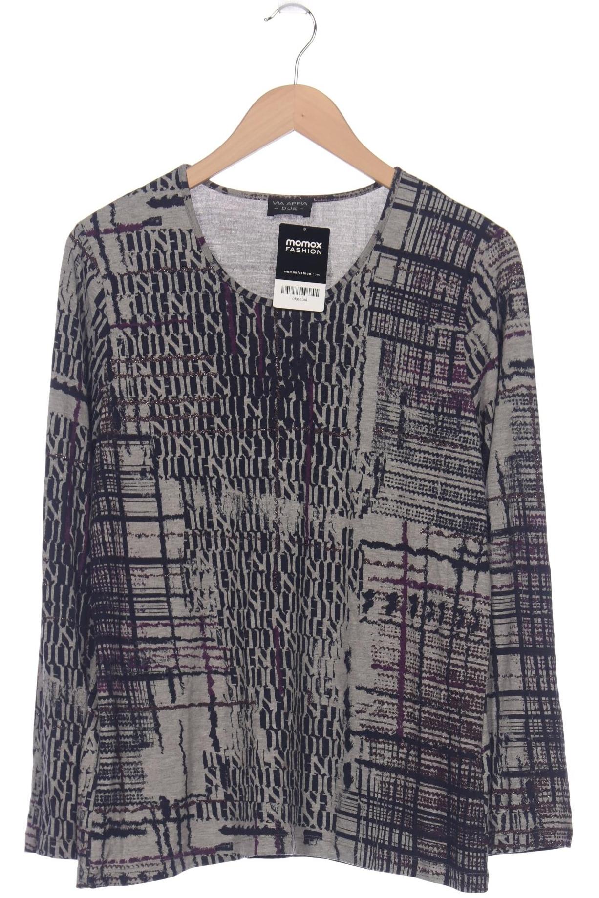 

VIA Appia DUE Damen Langarmshirt, grau, Gr. 42