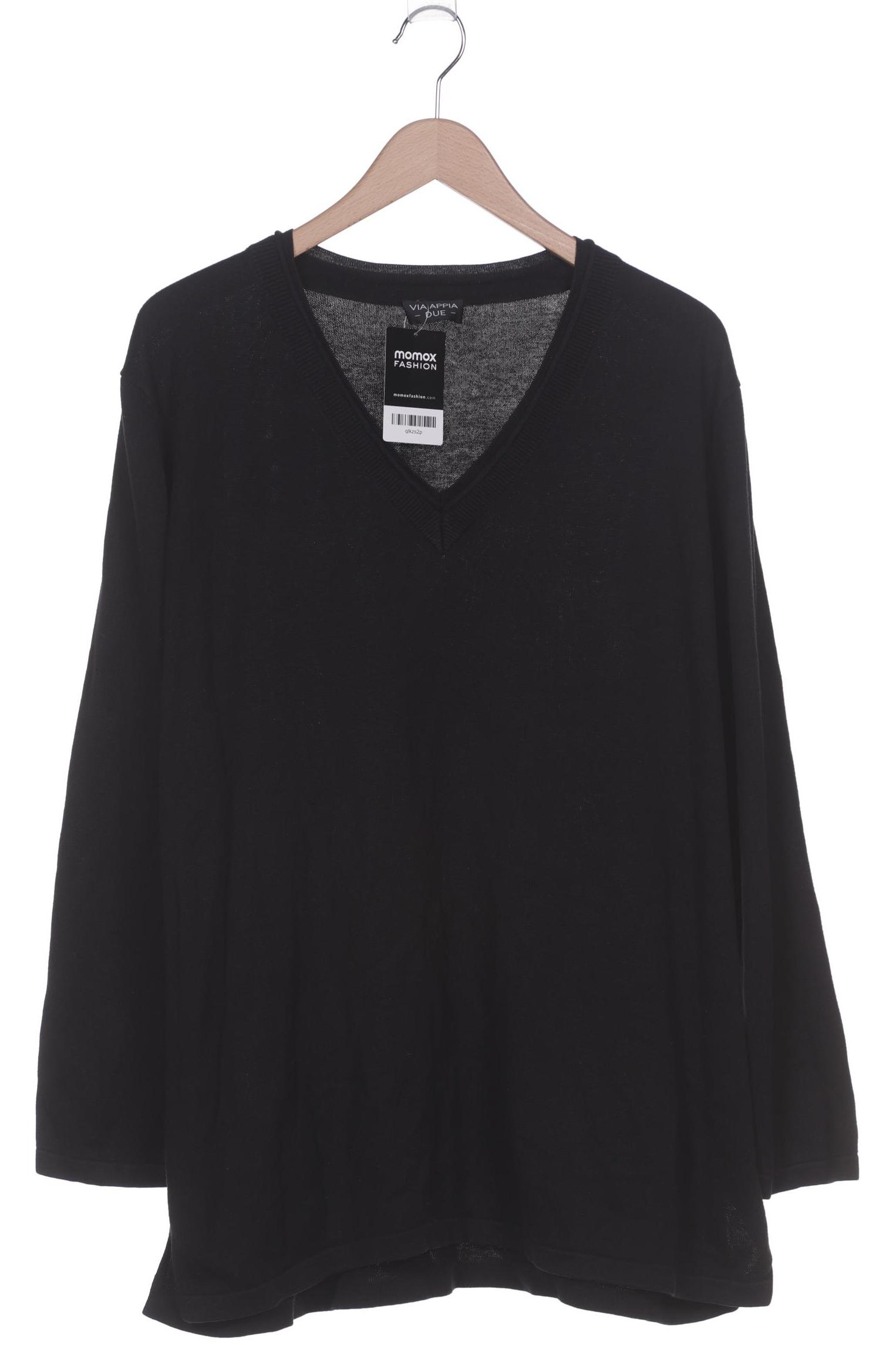 

VIA Appia DUE Damen Pullover, schwarz, Gr. 52