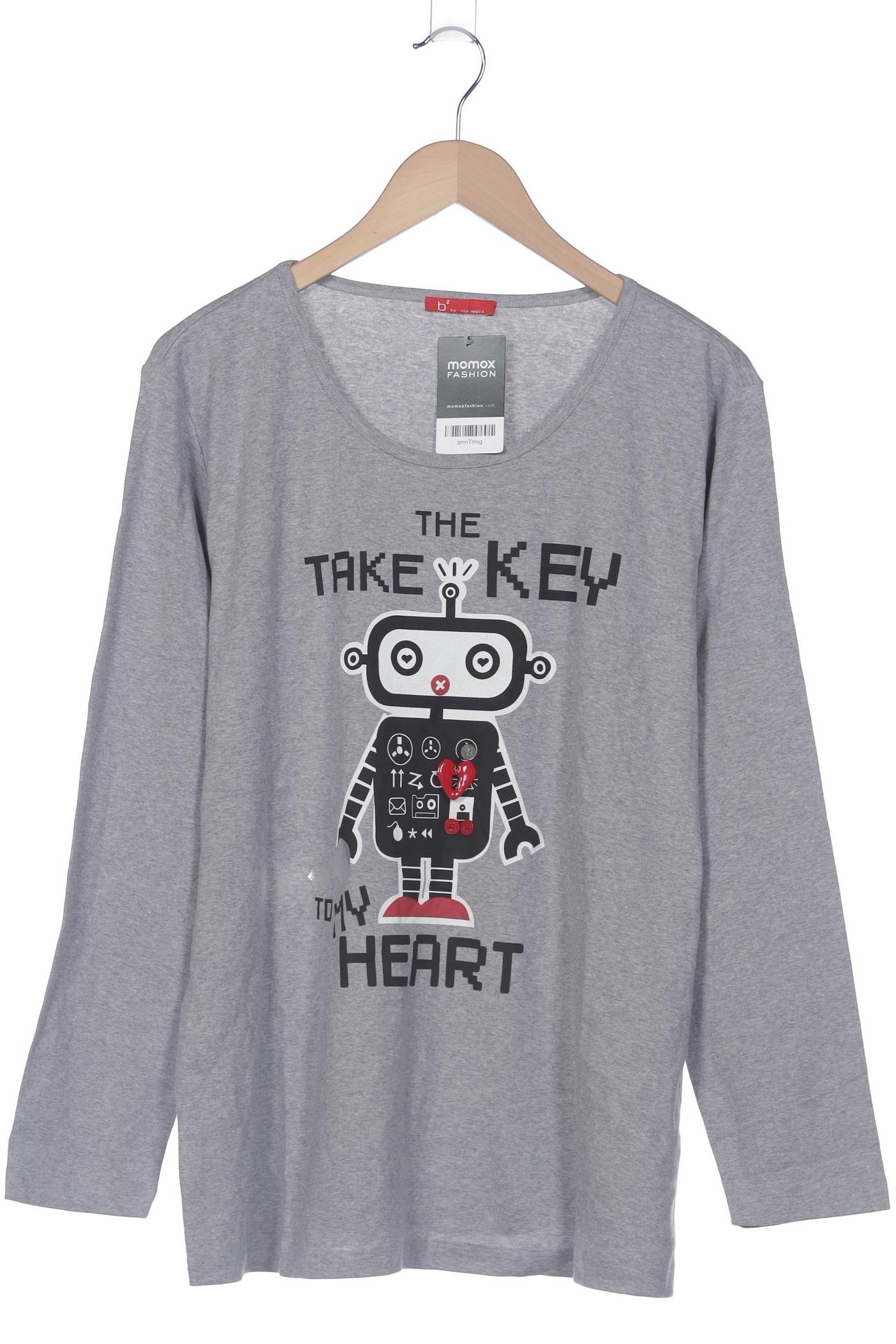 

VIA Appia DUE Damen Langarmshirt, grau, Gr. 46