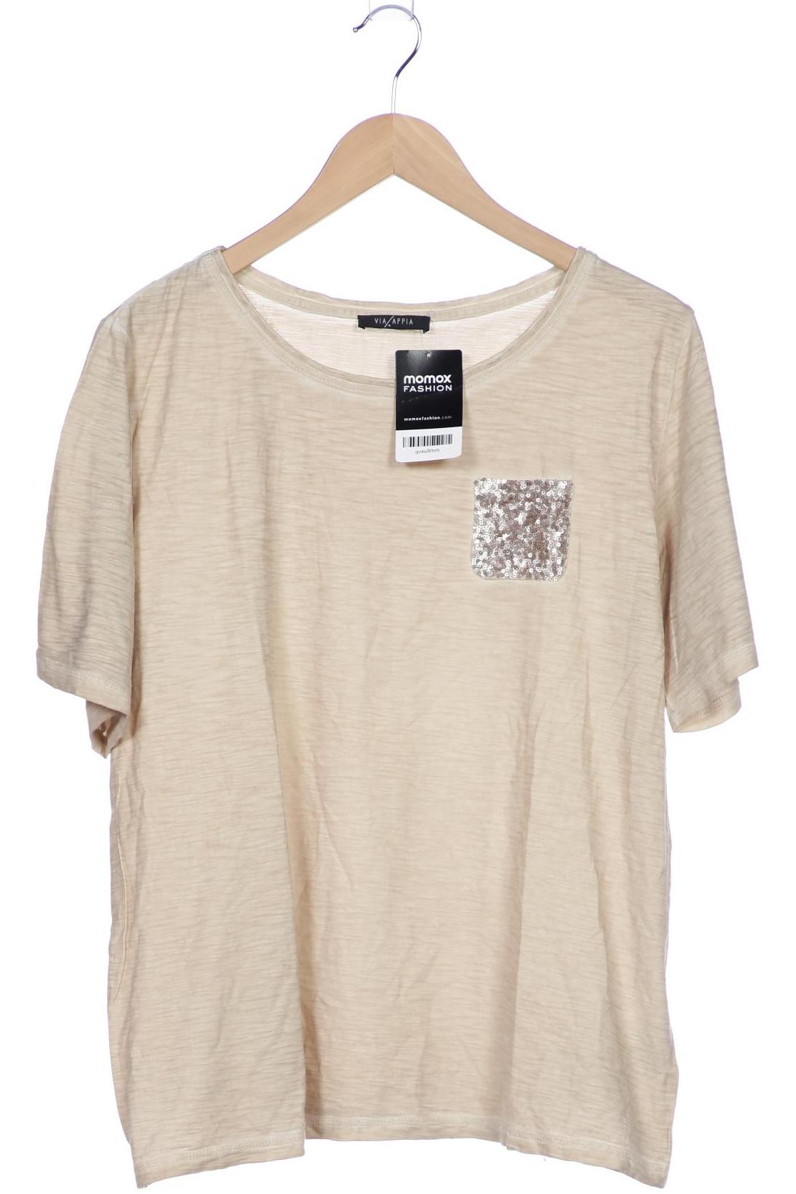 

VIA Appia DUE Damen T-Shirt, beige, Gr. 46