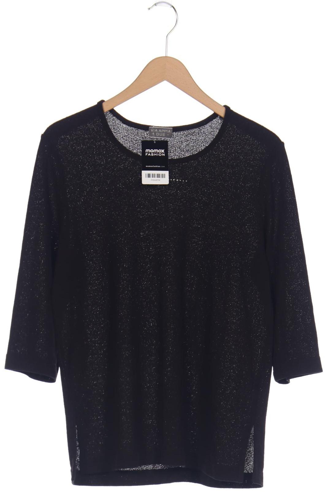 

VIA Appia DUE Damen Langarmshirt, schwarz, Gr. 46