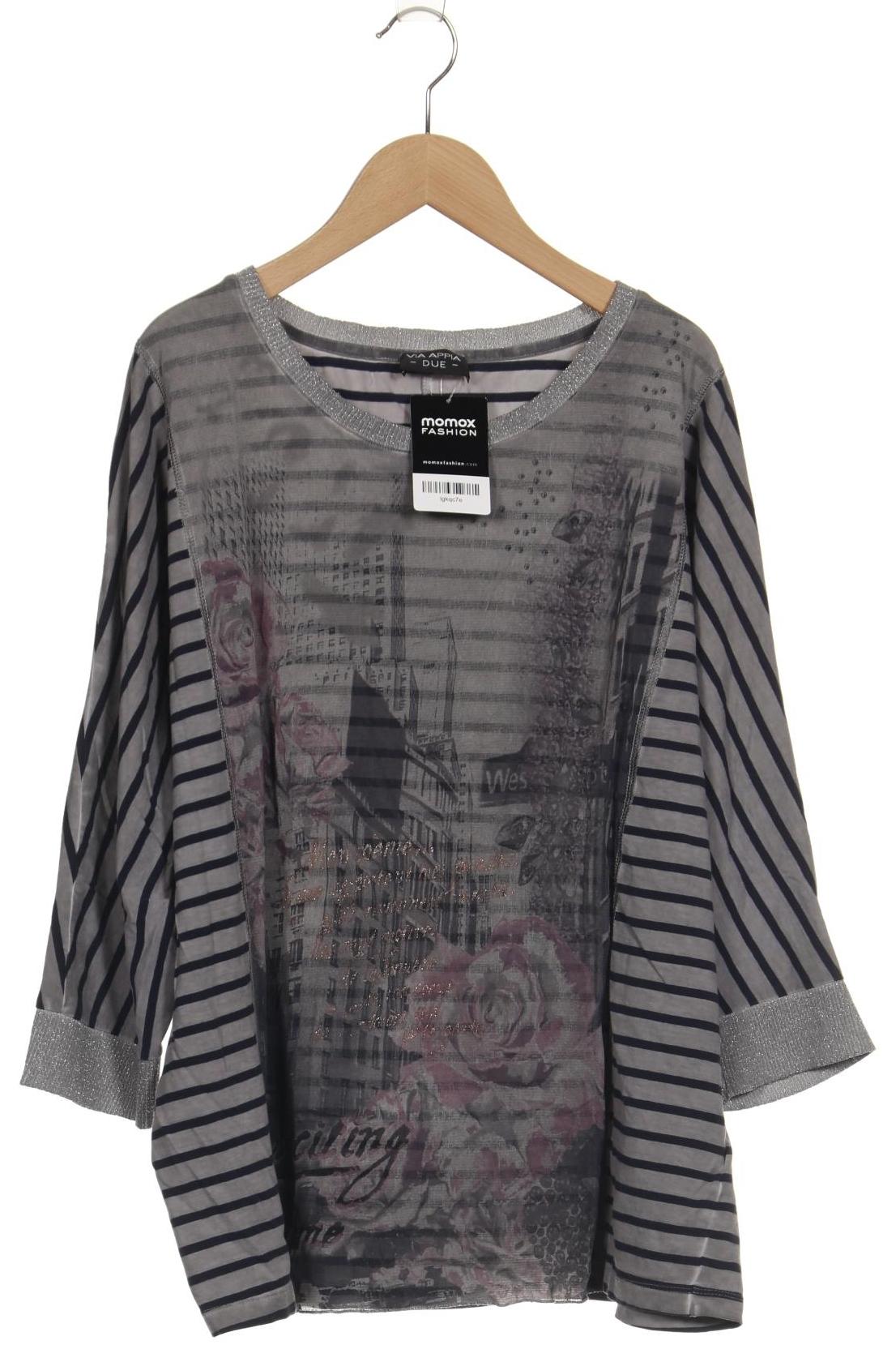 

VIA Appia DUE Damen Langarmshirt, grau, Gr. 48