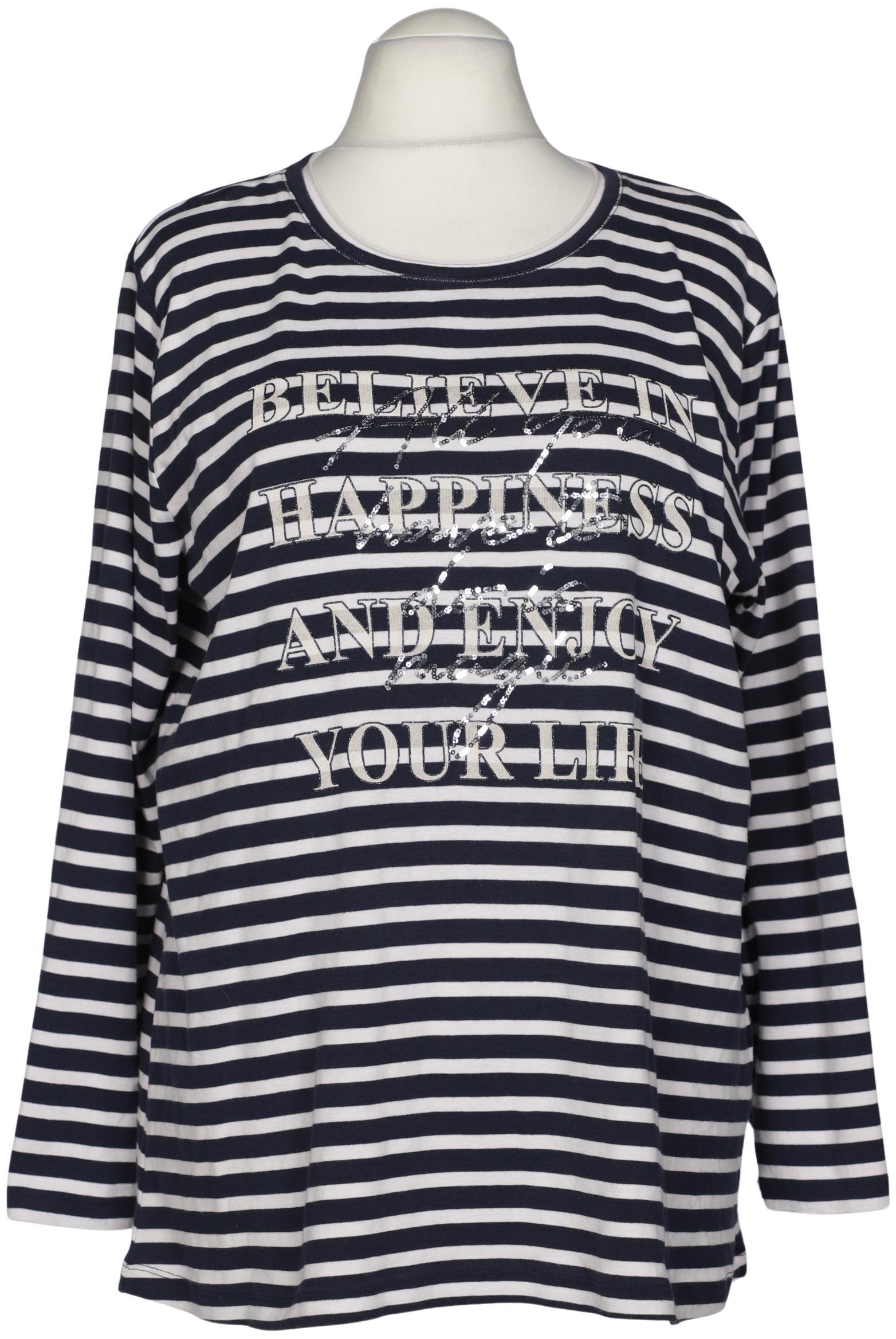 

VIA Appia DUE Damen Langarmshirt, marineblau, Gr. 52
