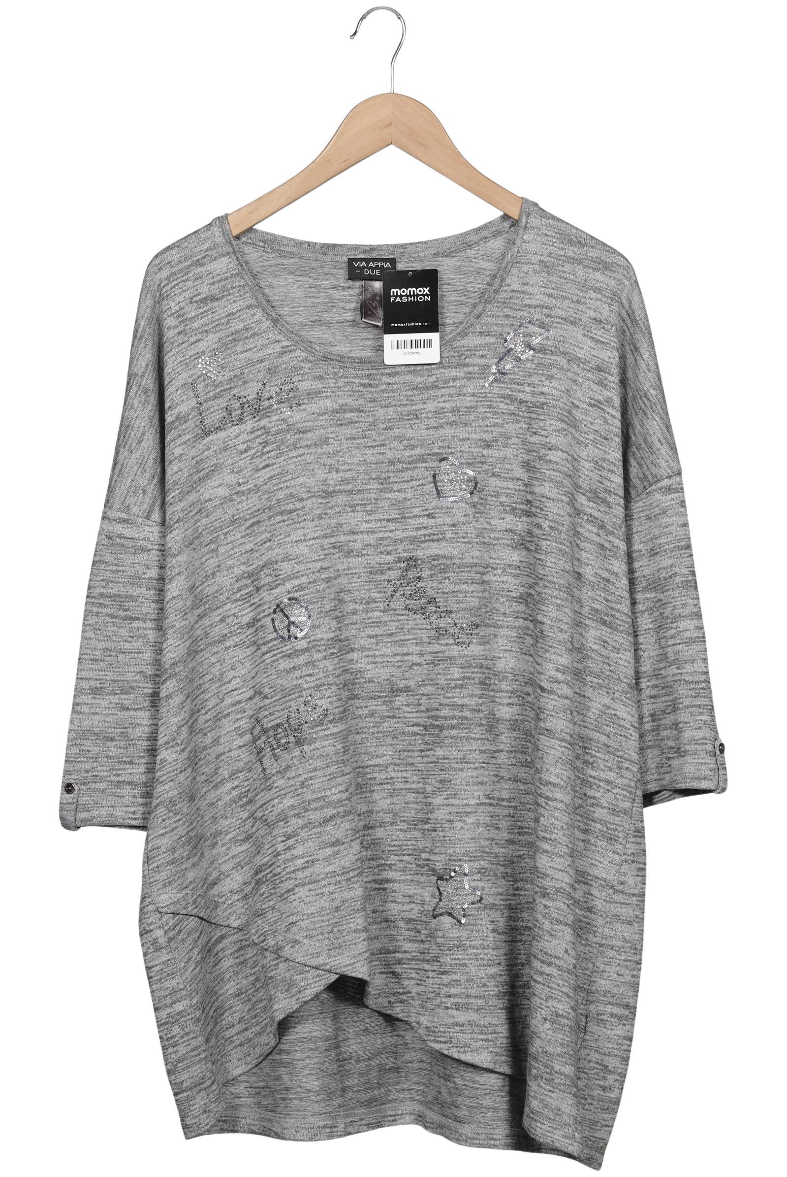 

VIA Appia DUE Damen Langarmshirt, grau, Gr. 52