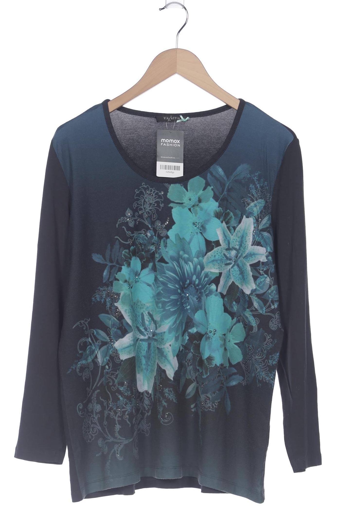 

VIA Appia DUE Damen Langarmshirt, grau, Gr. 46