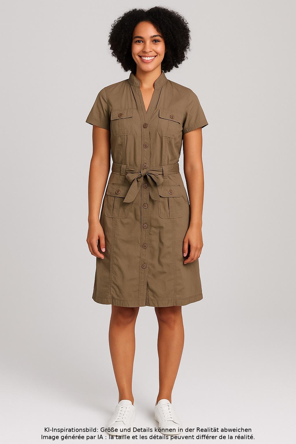 

VIA Appia DUE Damen Kleid, beige, Gr. 40