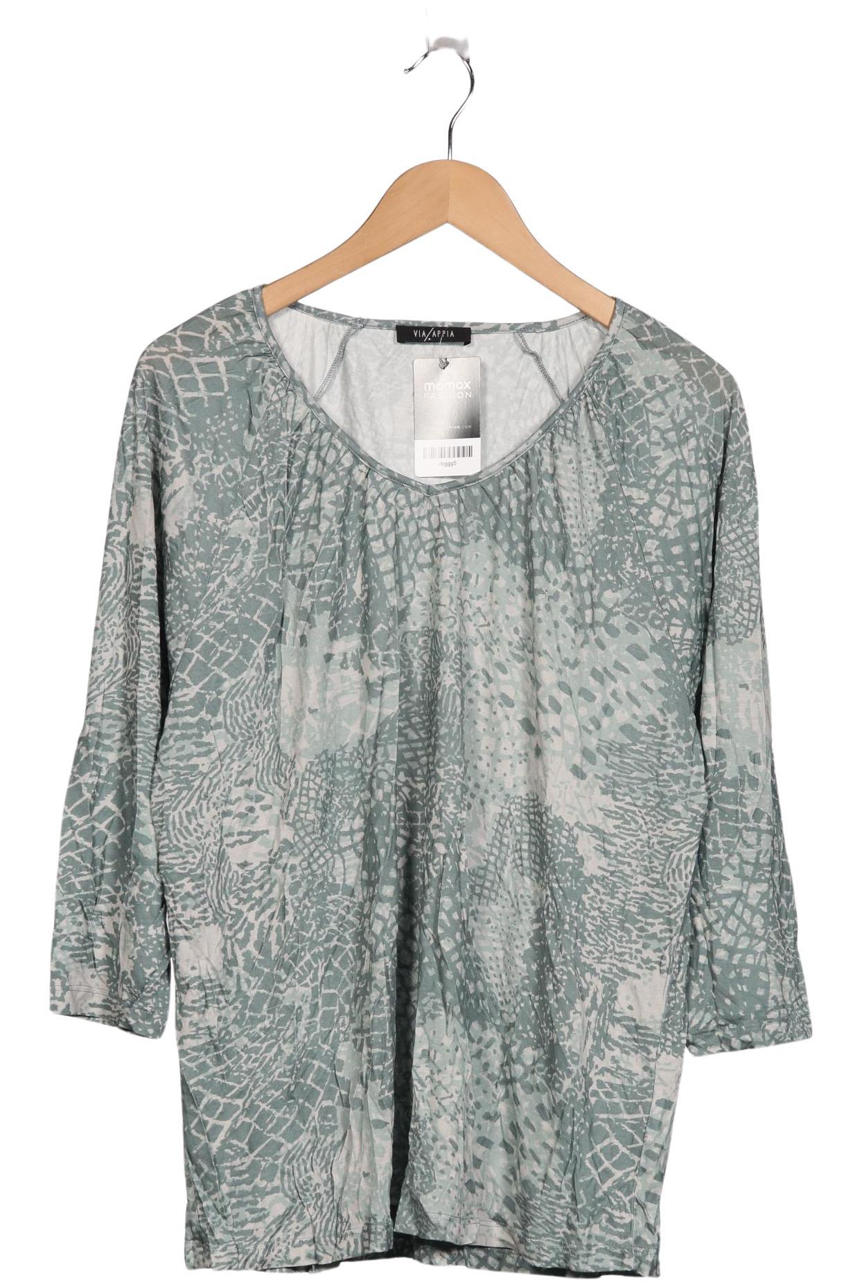 

VIA Appia DUE Damen Langarmshirt, türkis, Gr. 46