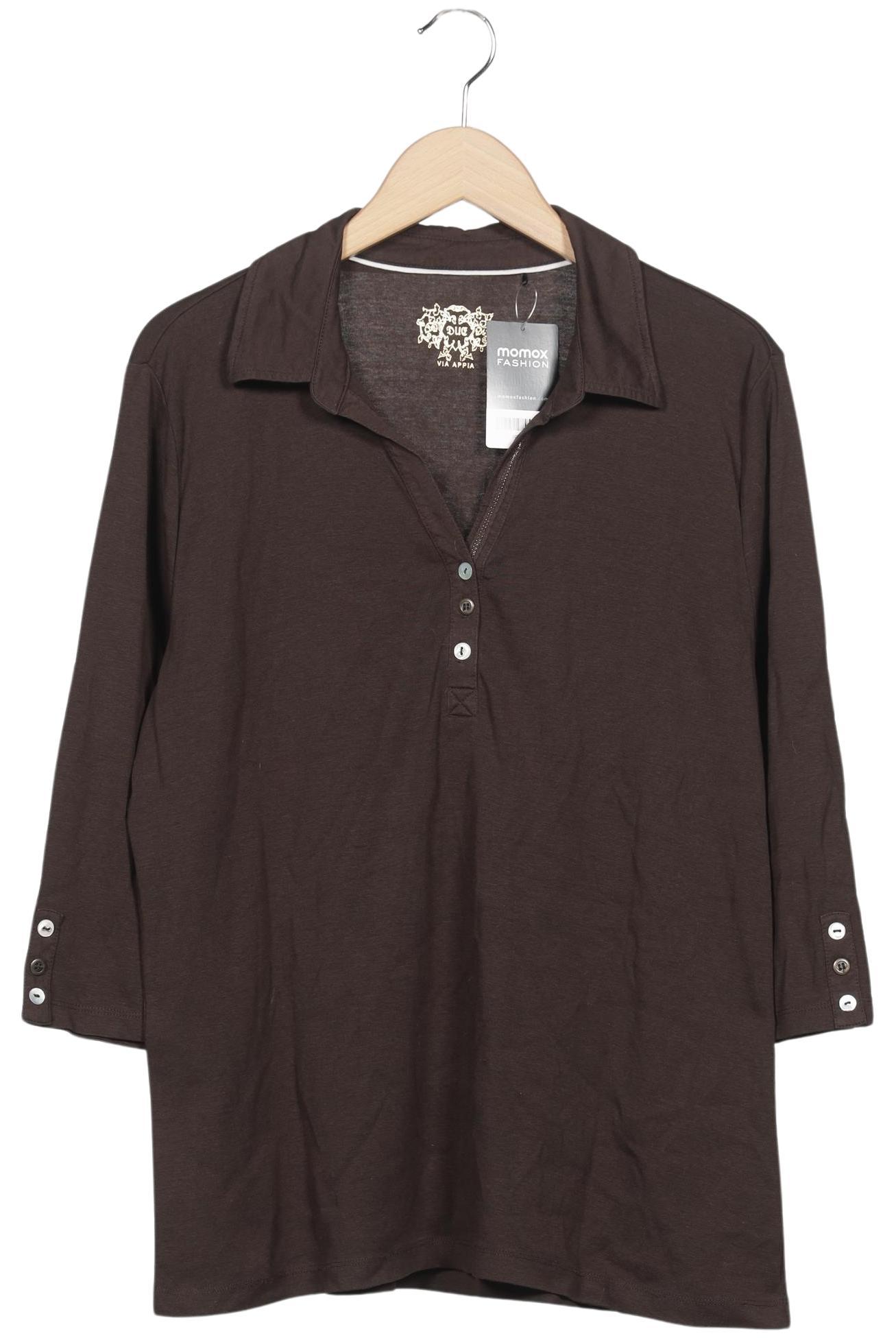 

VIA Appia DUE Damen Poloshirt, braun, Gr. 48