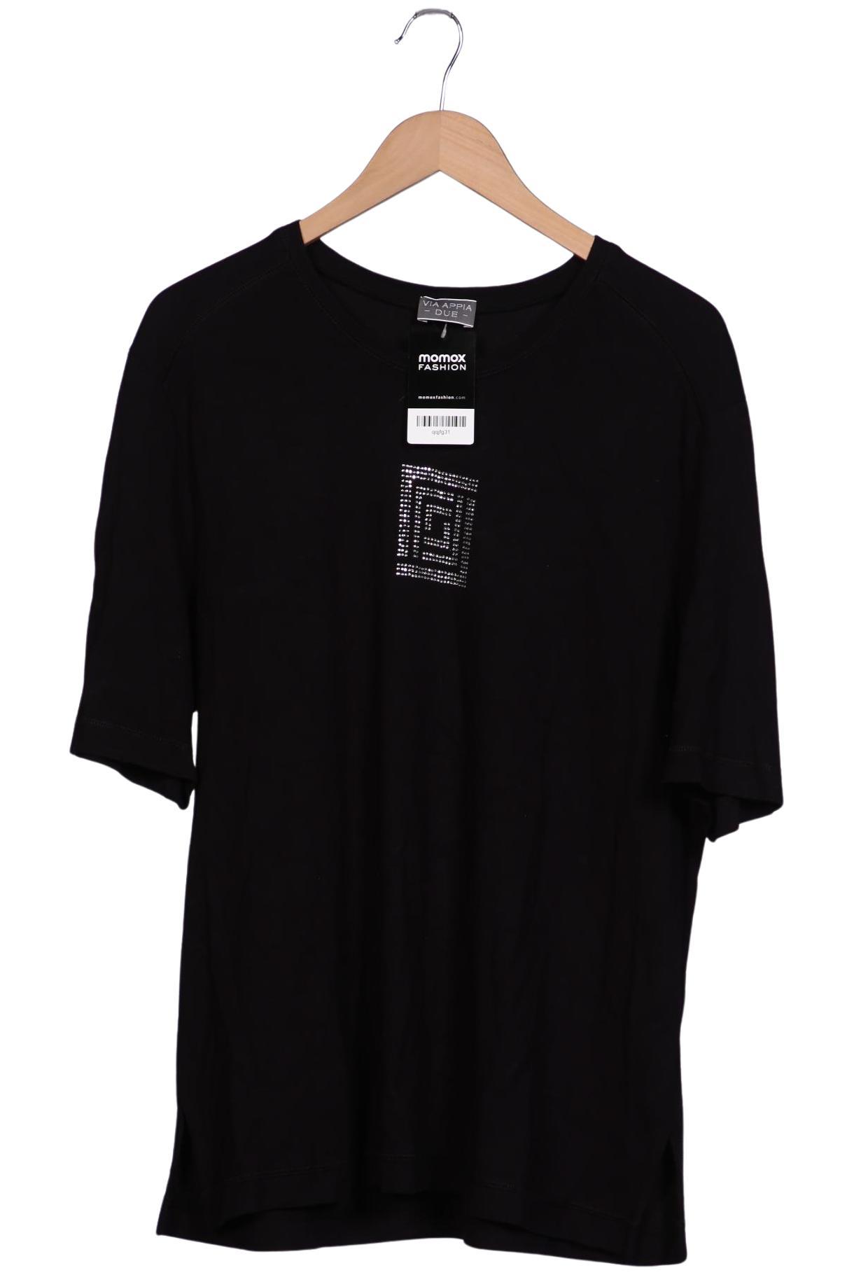 

VIA Appia DUE Damen T-Shirt, schwarz, Gr. 48