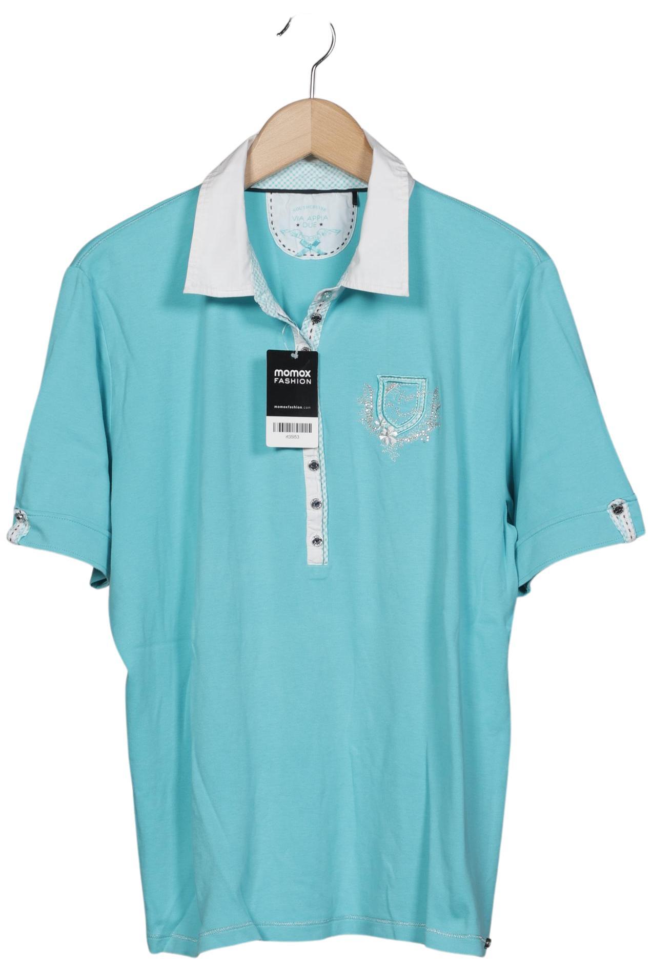 

VIA Appia DUE Damen Poloshirt, türkis, Gr. 46