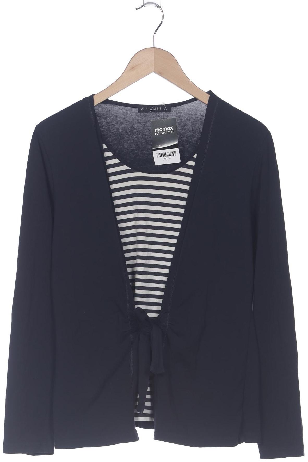 

VIA Appia DUE Damen Langarmshirt, marineblau, Gr. 42