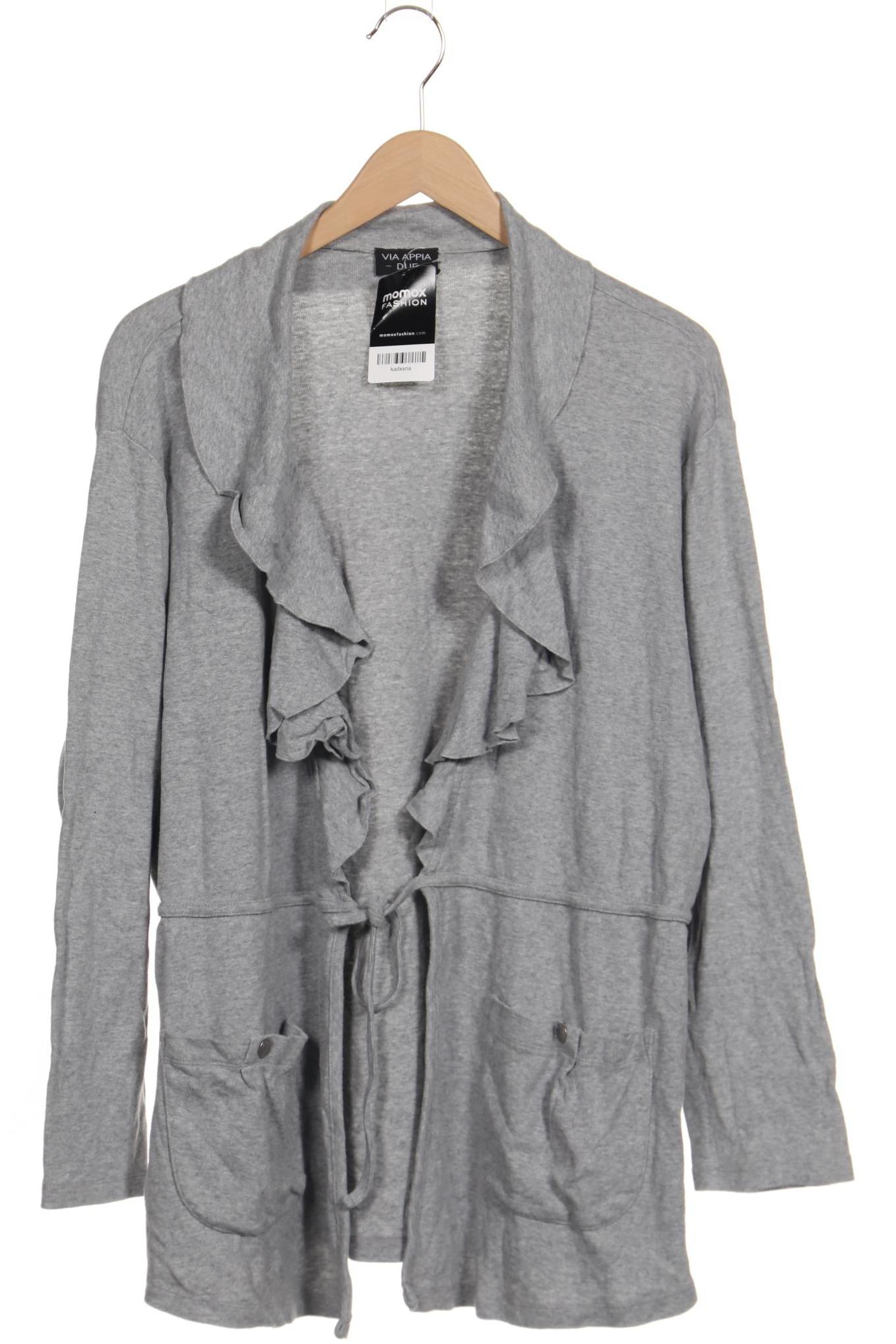 

VIA Appia DUE Damen Strickjacke, grau, Gr. 52