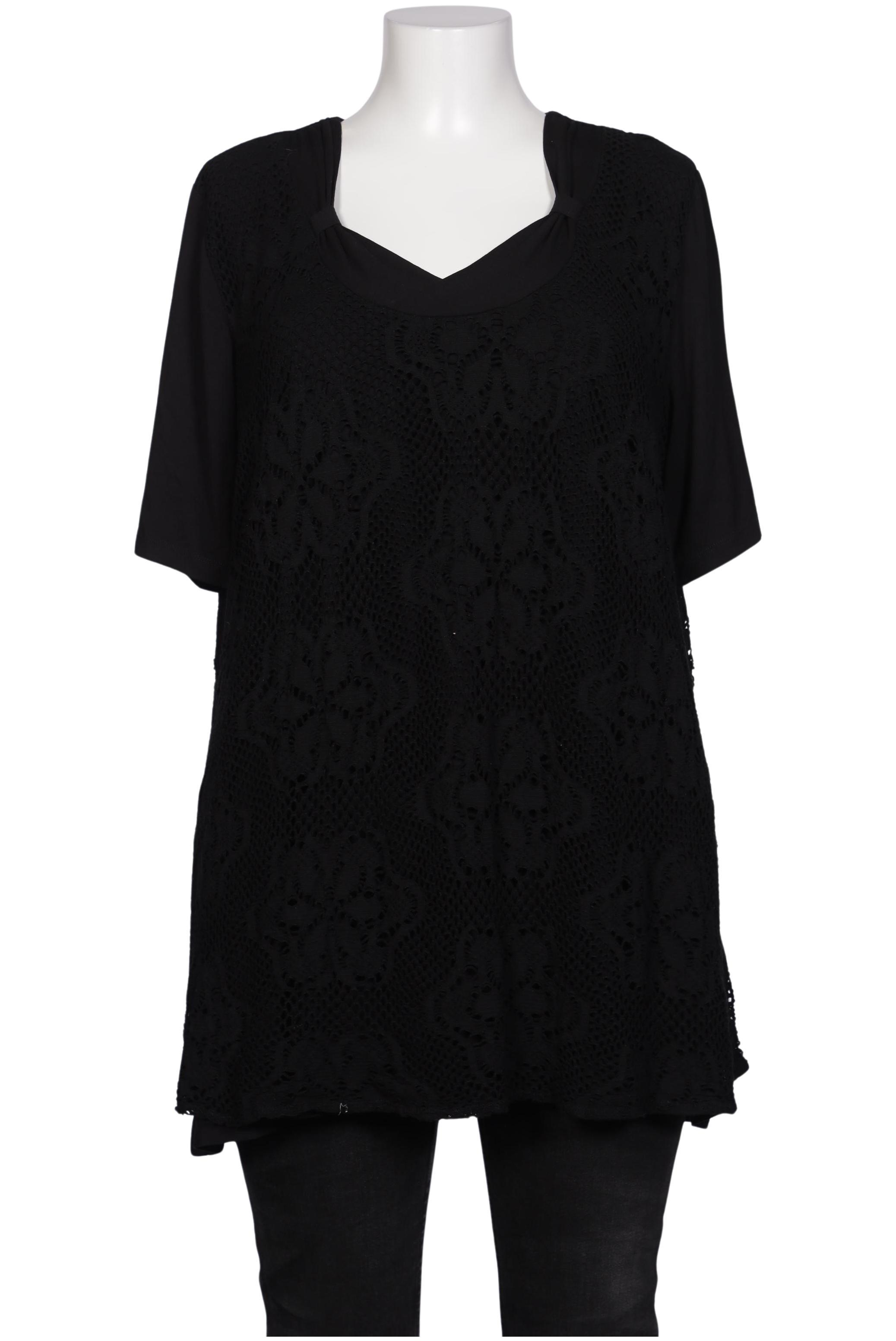 

VIA Appia DUE Damen Bluse, schwarz, Gr. 52