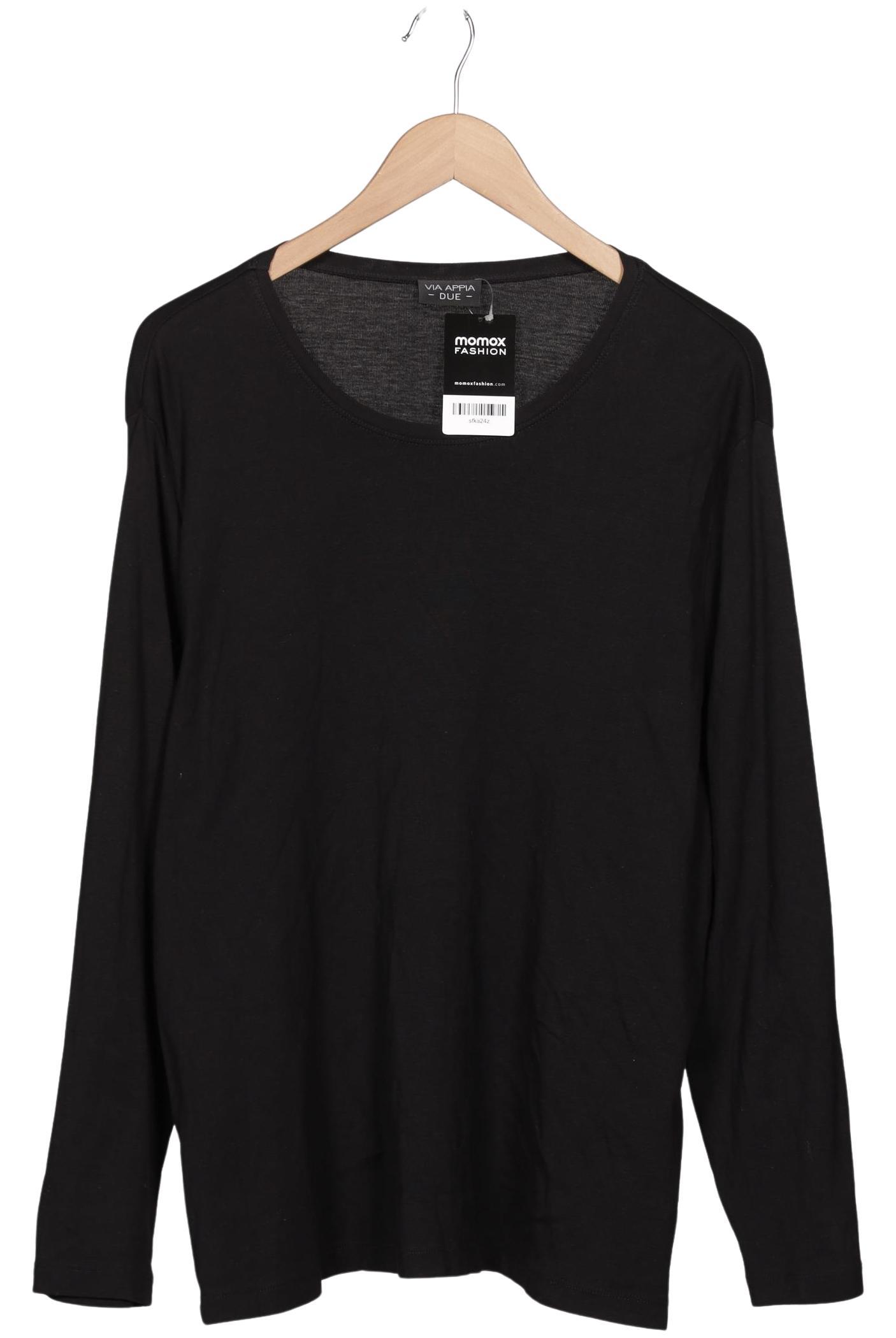 

VIA Appia DUE Damen Langarmshirt, schwarz, Gr. 48