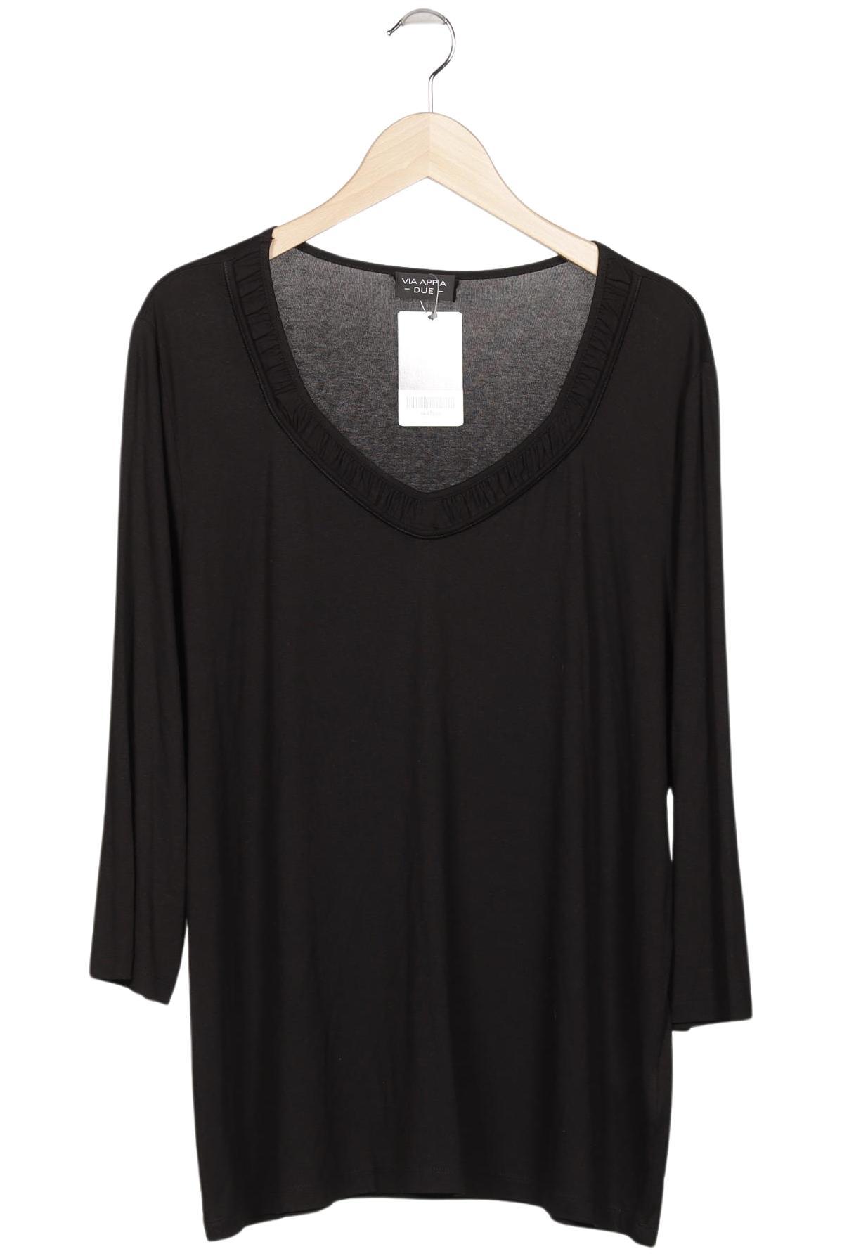 

VIA Appia DUE Damen Langarmshirt, schwarz, Gr. 48