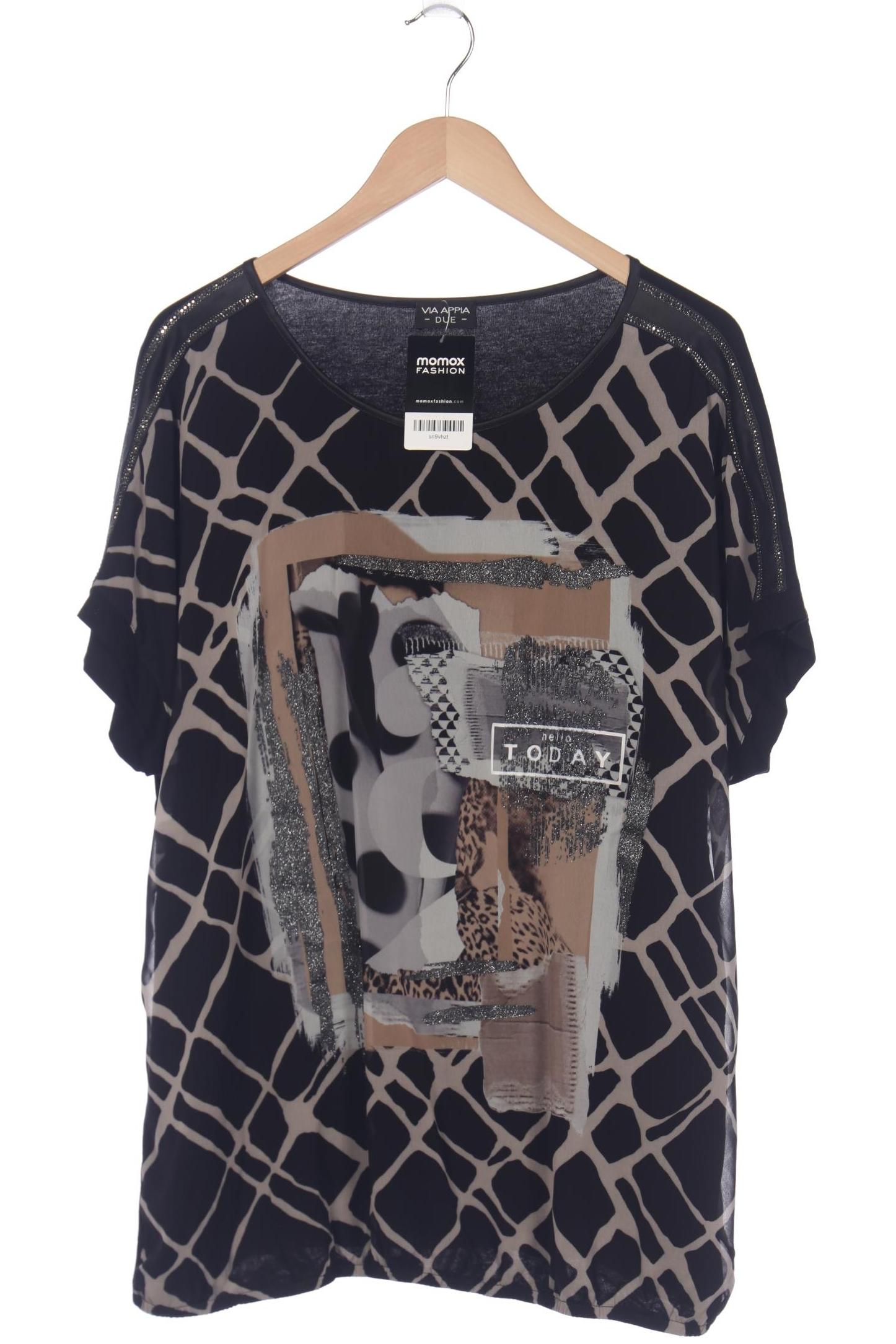 

VIA Appia DUE Damen T-Shirt, schwarz, Gr. 48