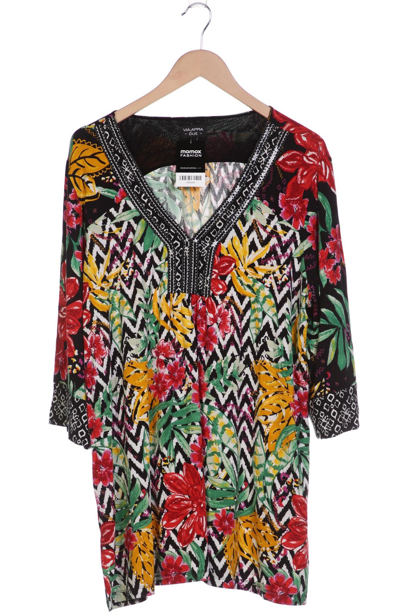 

VIA Appia DUE Damen Langarmshirt, mehrfarbig, Gr. 48