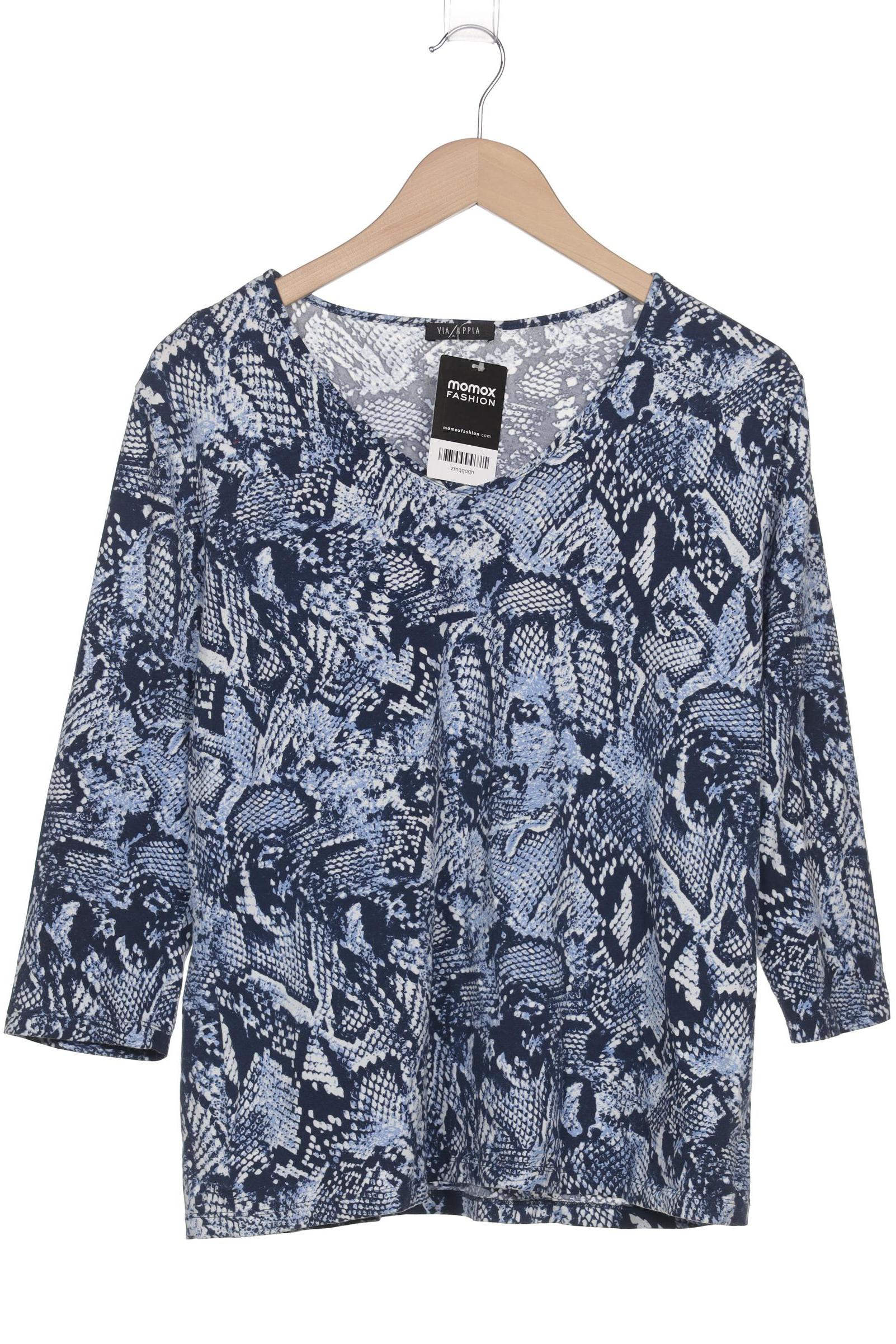 

VIA Appia DUE Damen Langarmshirt, blau, Gr. 44