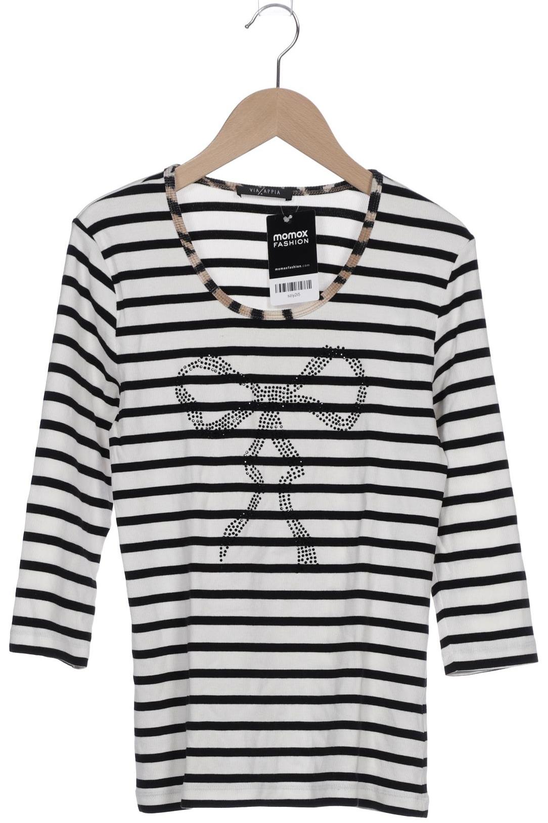 

VIA Appia DUE Damen Langarmshirt, weiß, Gr. 40