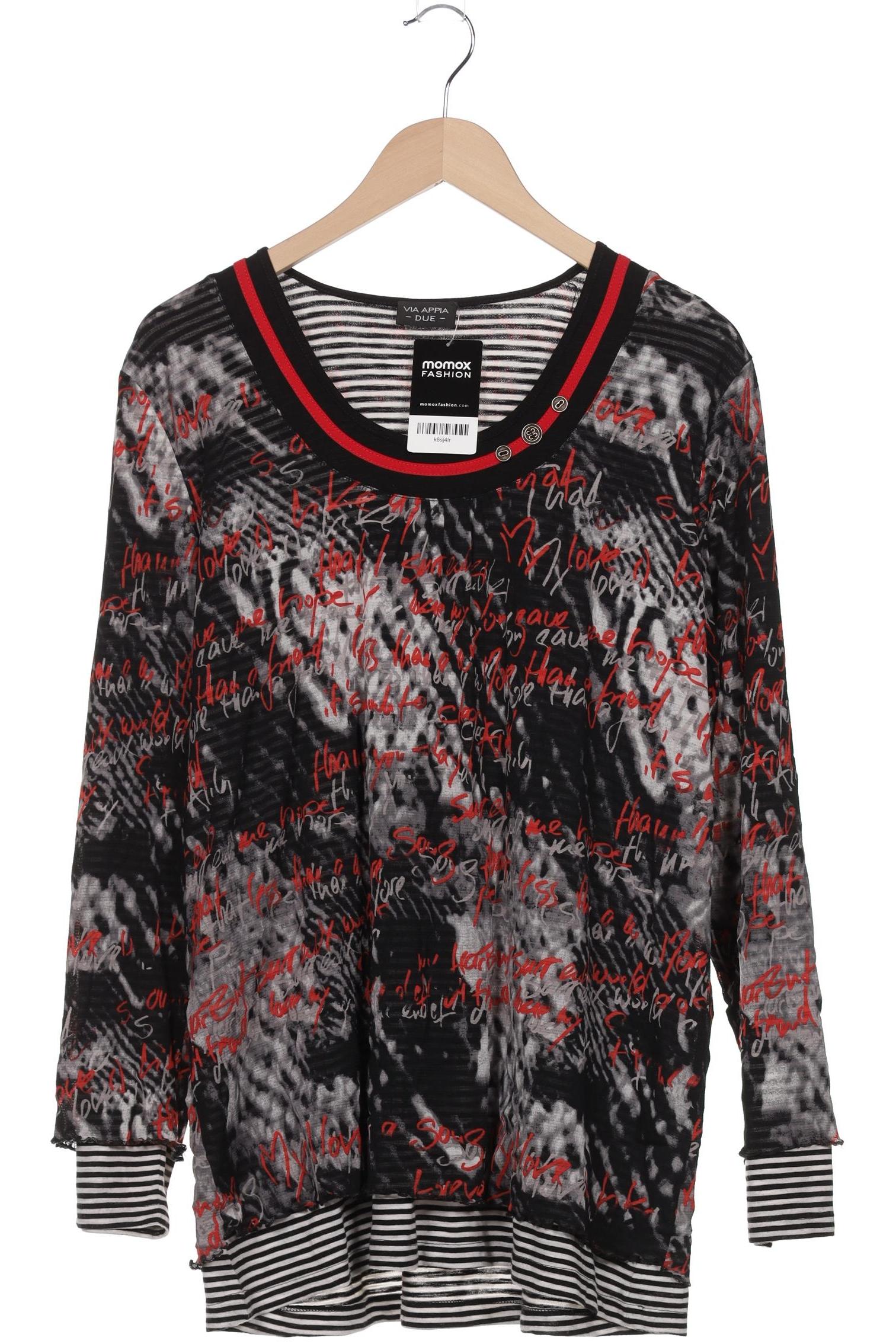 

VIA Appia DUE Damen Langarmshirt, grau, Gr. 46