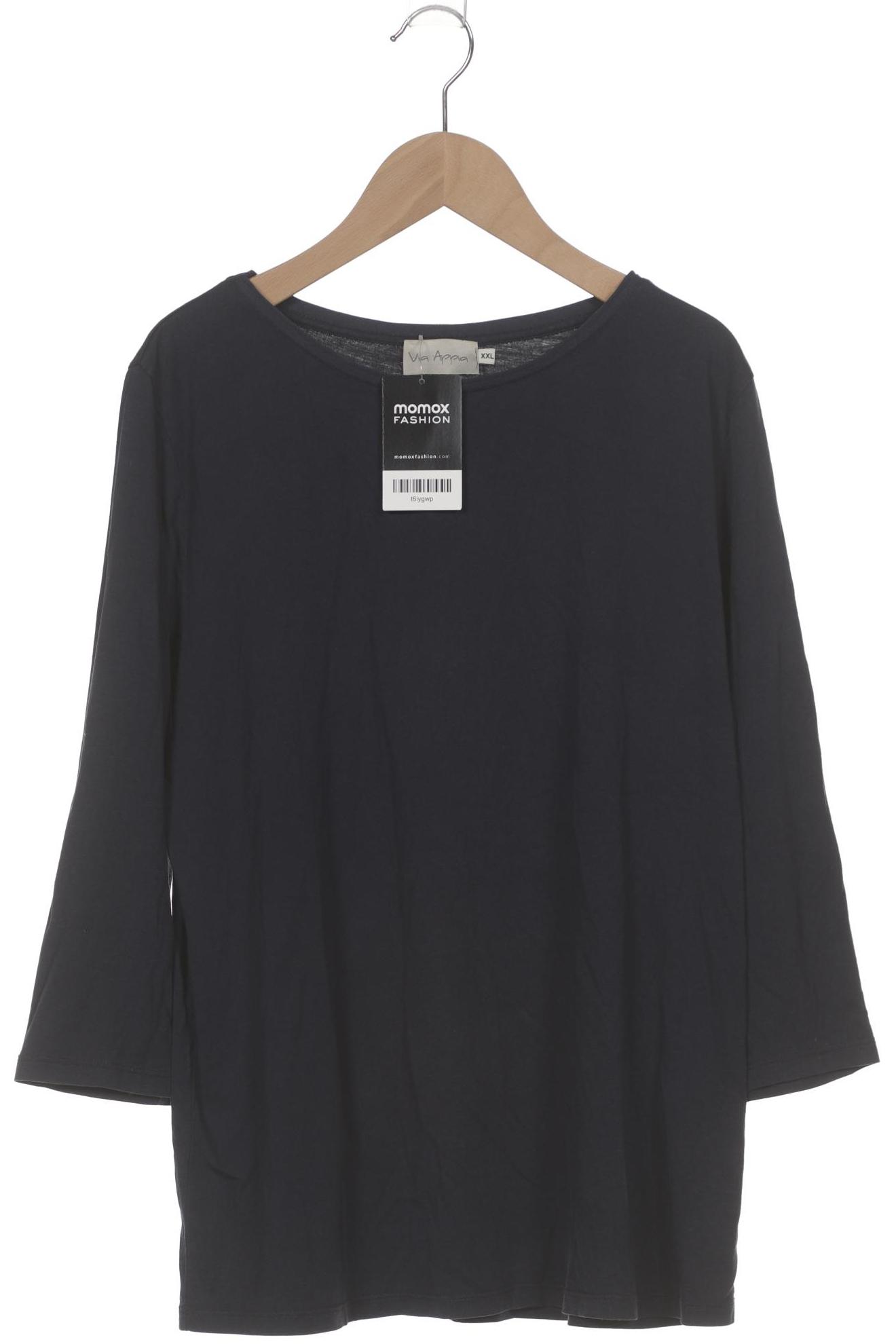 

VIA Appia DUE Damen Langarmshirt, marineblau, Gr. 46