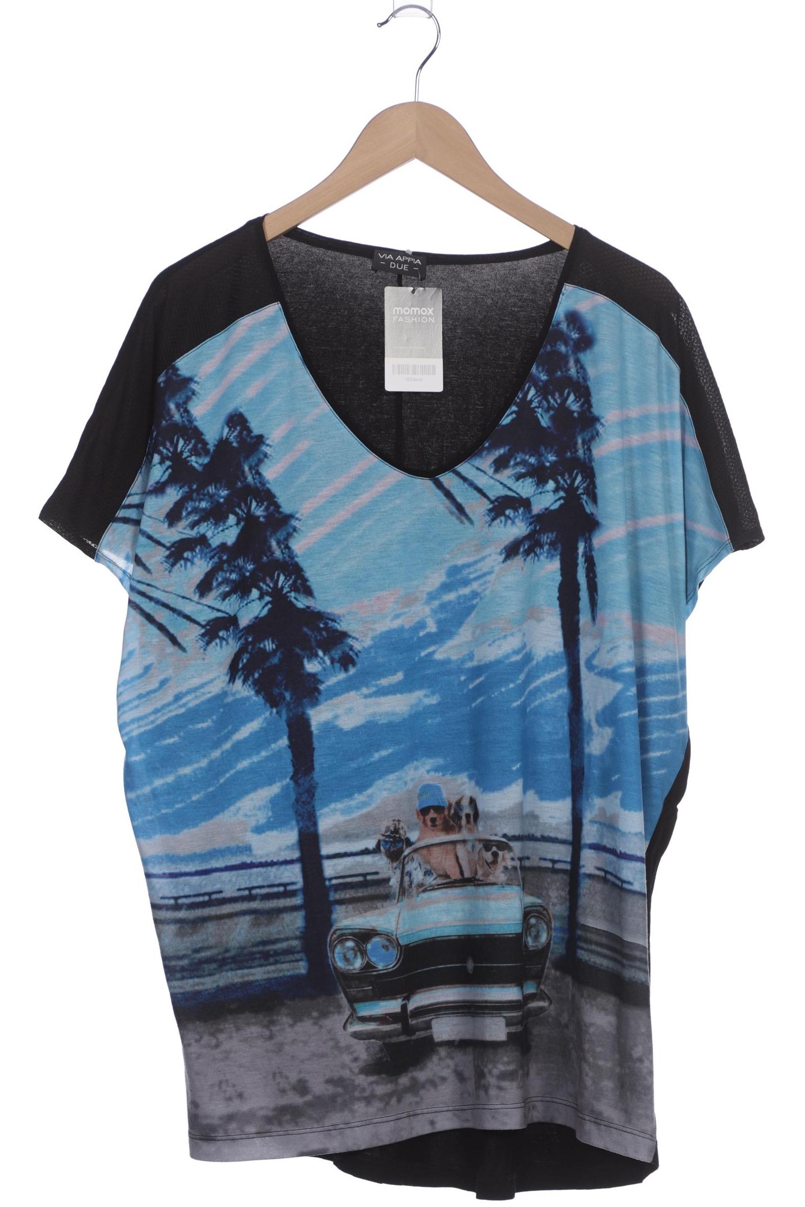 

VIA Appia DUE Damen T-Shirt, blau, Gr. 52