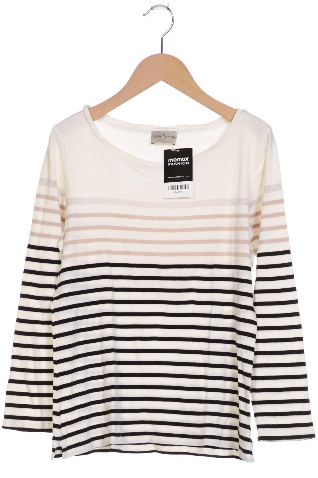 

VIA Appia DUE Damen Langarmshirt, cremeweiß, Gr. 40