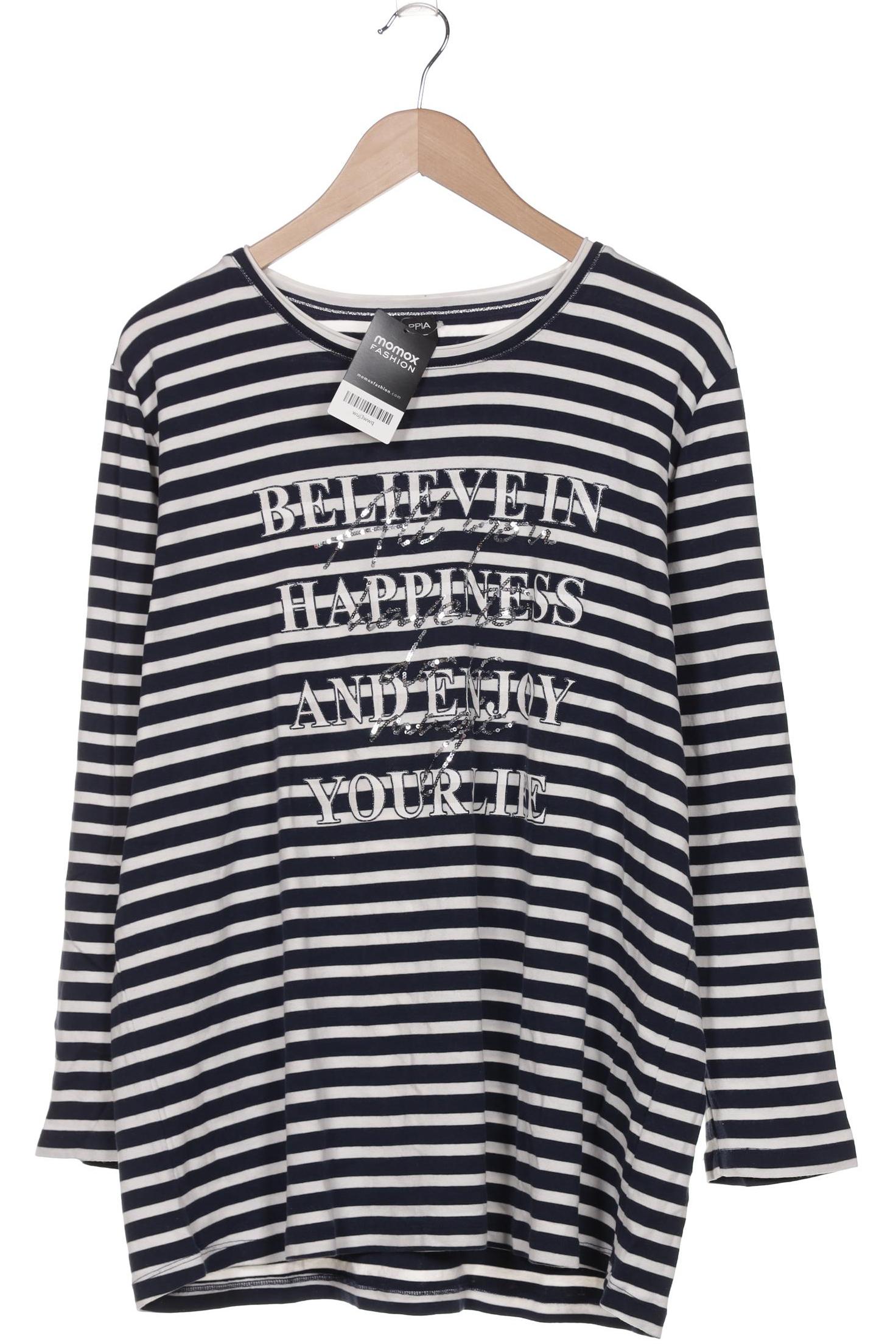 

VIA Appia DUE Damen Langarmshirt, marineblau, Gr. 52