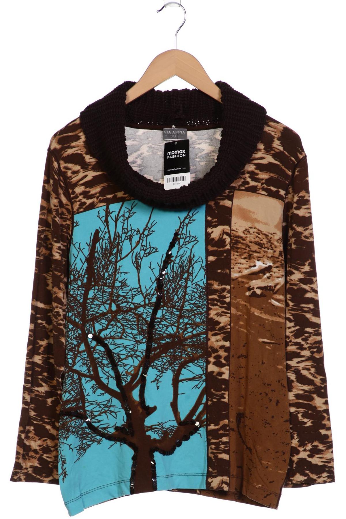 

VIA Appia DUE Damen Langarmshirt, braun, Gr. 42