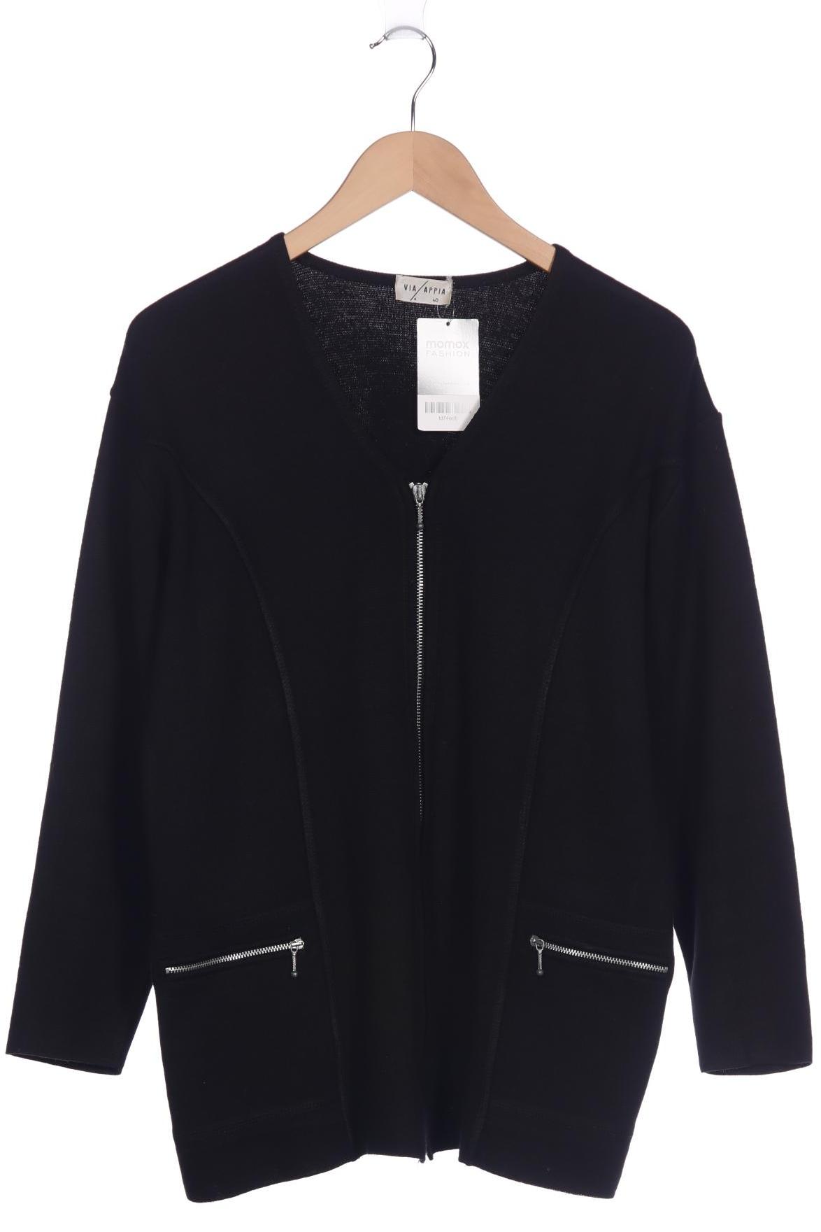 

VIA Appia DUE Damen Strickjacke, schwarz, Gr. 40