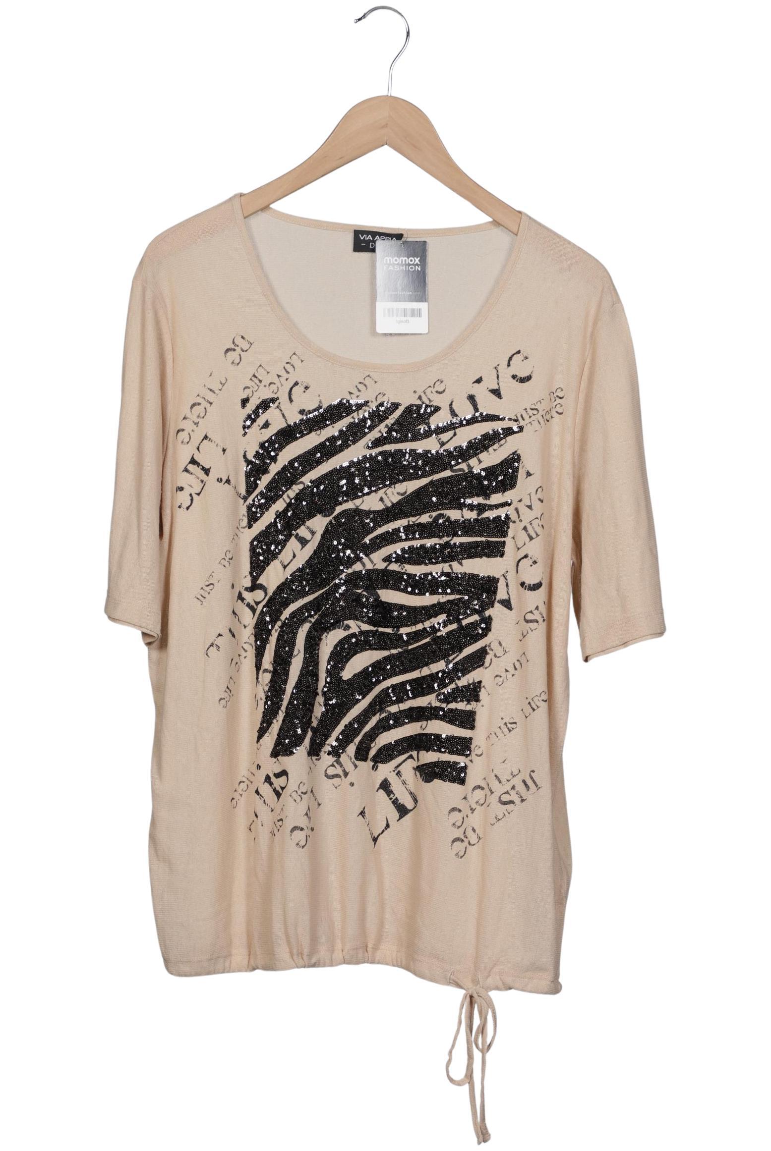 

VIA Appia DUE Damen T-Shirt, beige, Gr. 44