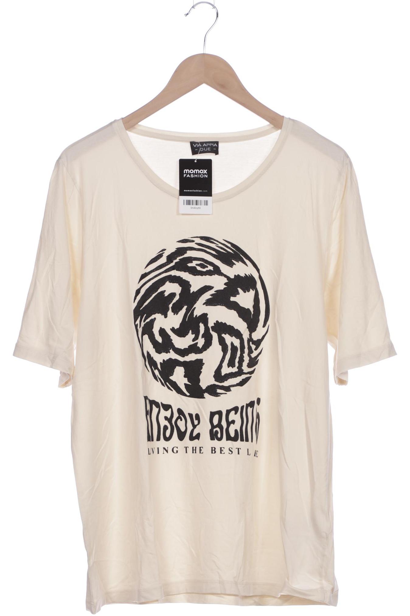

VIA Appia DUE Damen T-Shirt, cremeweiß, Gr. 46