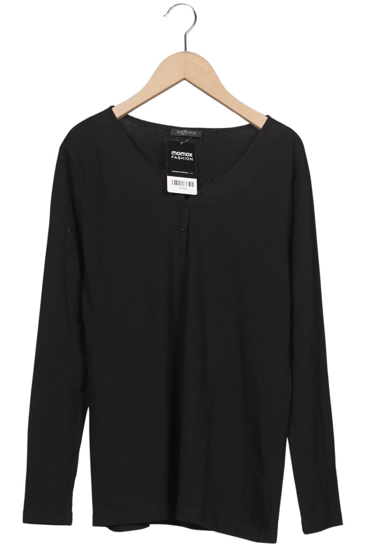 

VIA Appia DUE Damen Langarmshirt, schwarz, Gr. 42