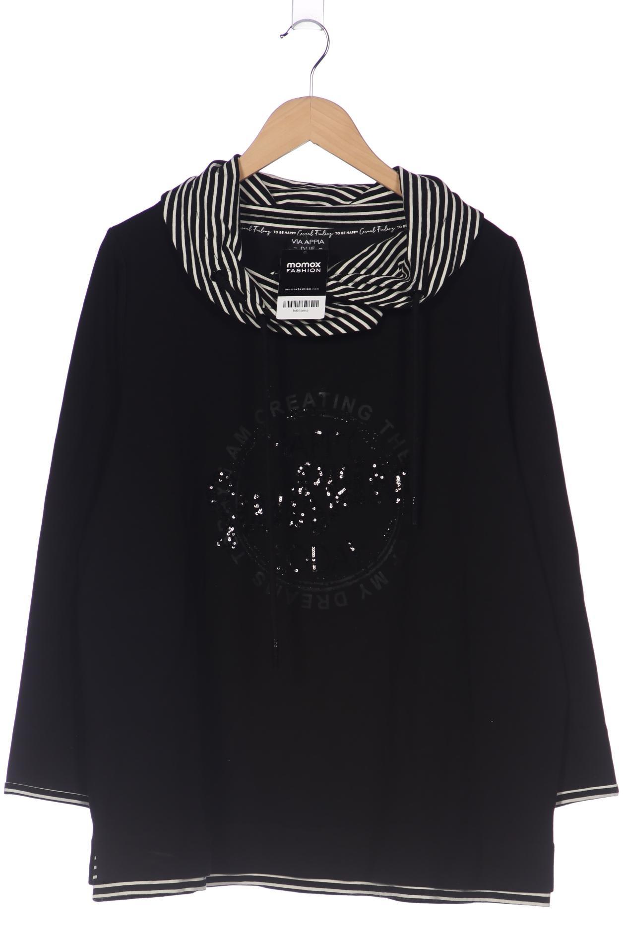 

VIA Appia DUE Damen Sweatshirt, schwarz, Gr. 46