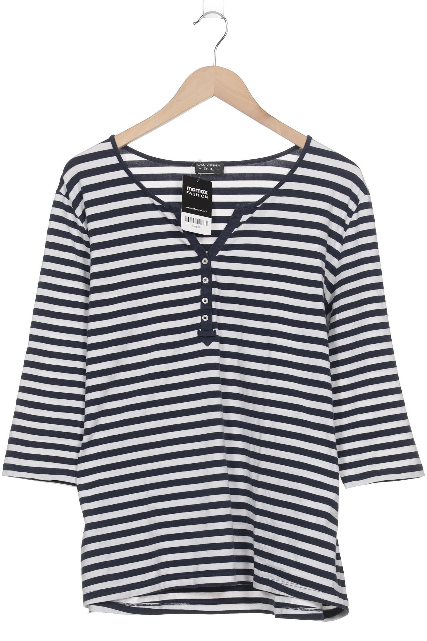 

VIA Appia DUE Damen Langarmshirt, marineblau, Gr. 50