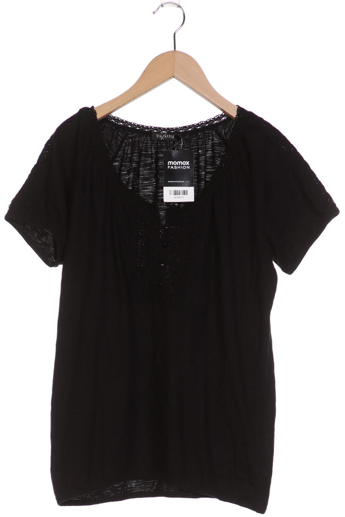 

VIA Appia DUE Damen T-Shirt, schwarz, Gr. 42