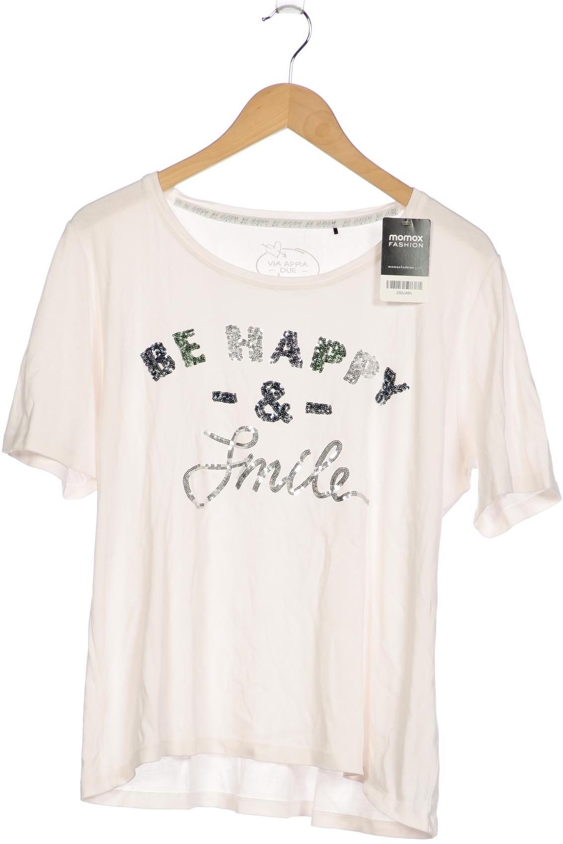 

VIA Appia DUE Damen T-Shirt, cremeweiß, Gr. 46