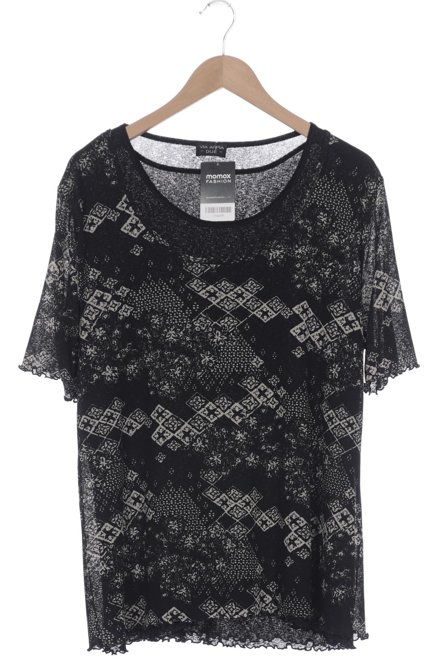 

VIA Appia DUE Damen T-Shirt, schwarz, Gr. 48