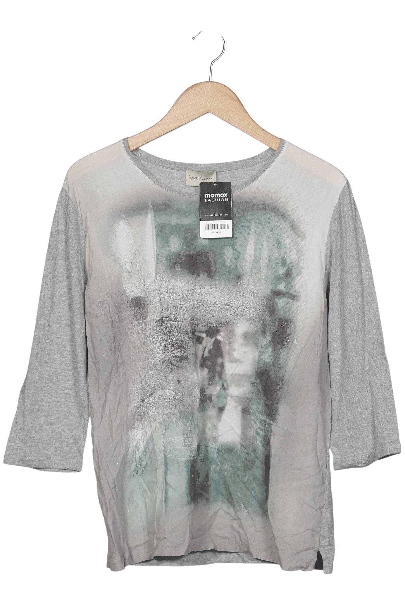 

VIA Appia DUE Damen Langarmshirt, grau, Gr. 42