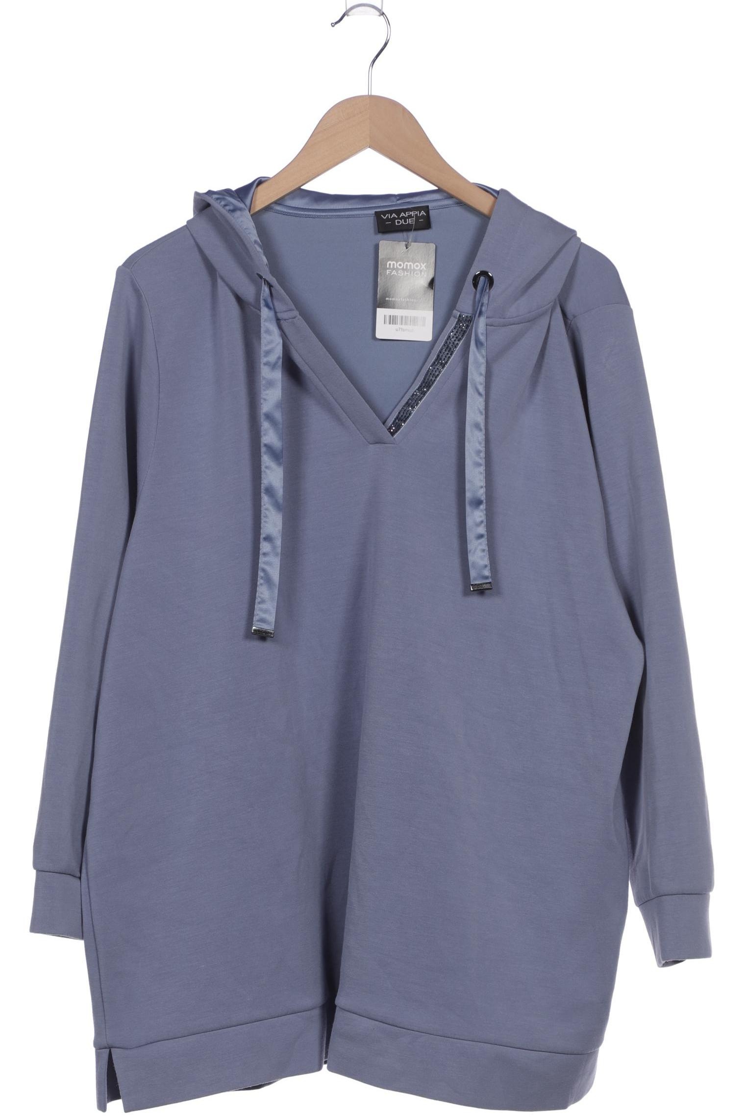 

VIA Appia DUE Damen Kapuzenpullover, blau, Gr. 52