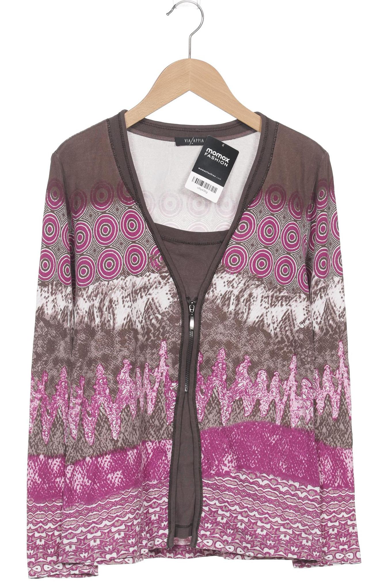 Thumbnail - VIA Appia DUE Damen Langarmshirt, braun, Gr. 36