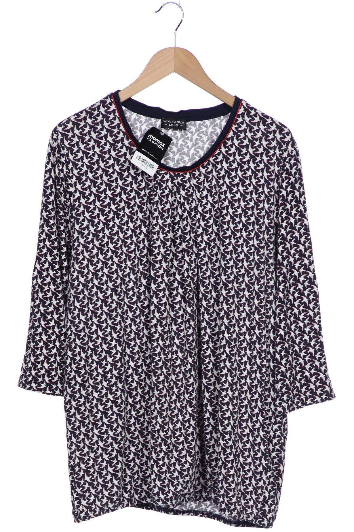 

VIA Appia DUE Damen Langarmshirt, marineblau, Gr. 52