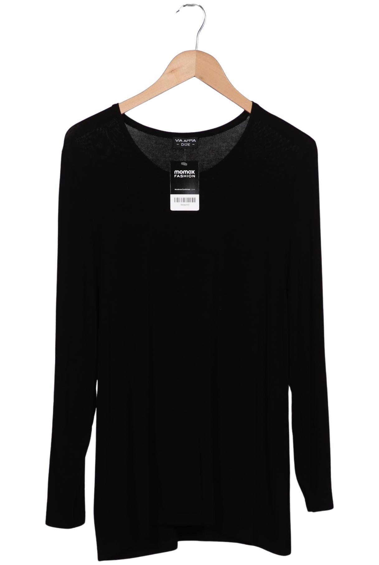 

VIA Appia DUE Damen Langarmshirt, schwarz, Gr. 42