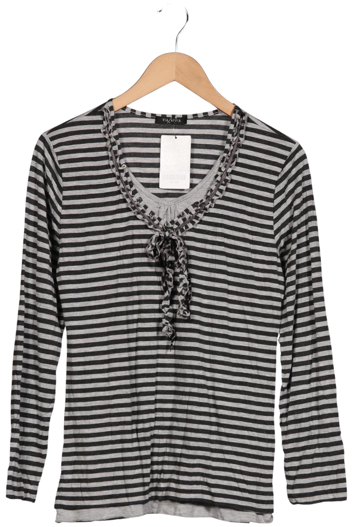 

VIA Appia DUE Damen Langarmshirt, grau, Gr. 40