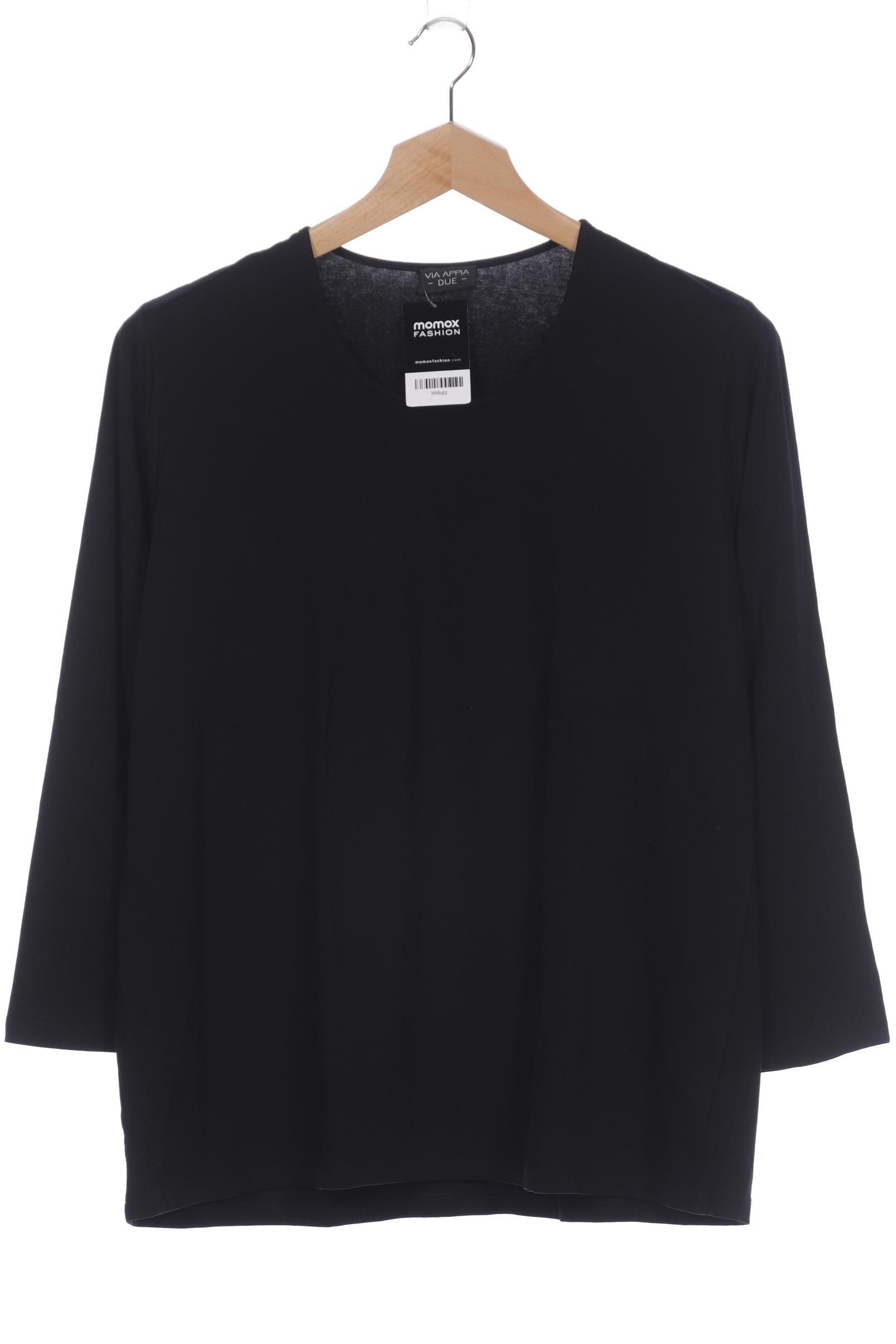 

VIA Appia DUE Damen Langarmshirt, schwarz, Gr. 50