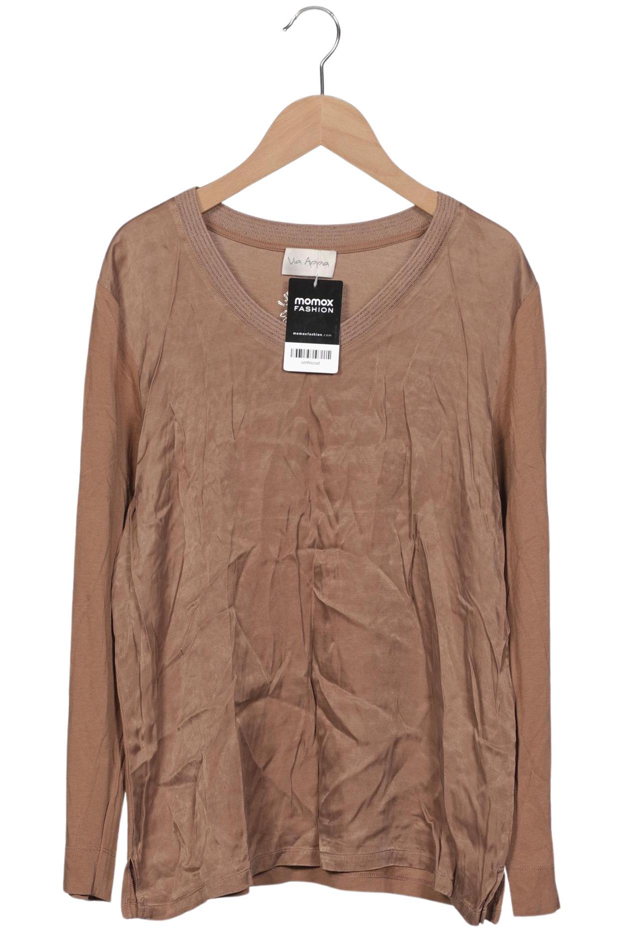 

VIA Appia DUE Damen Langarmshirt, braun, Gr. 40